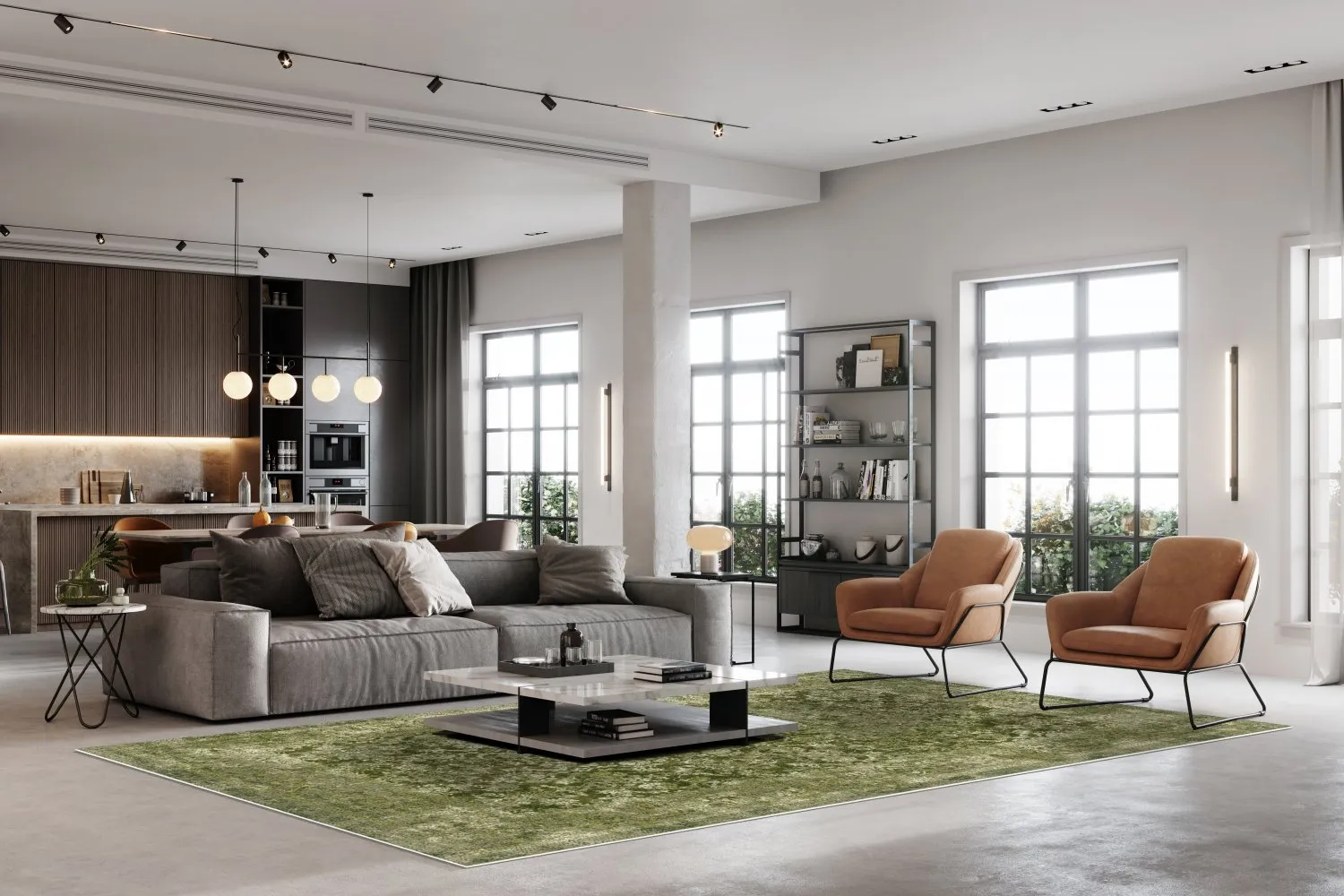 Tapete Wilton - Denizli (verde)