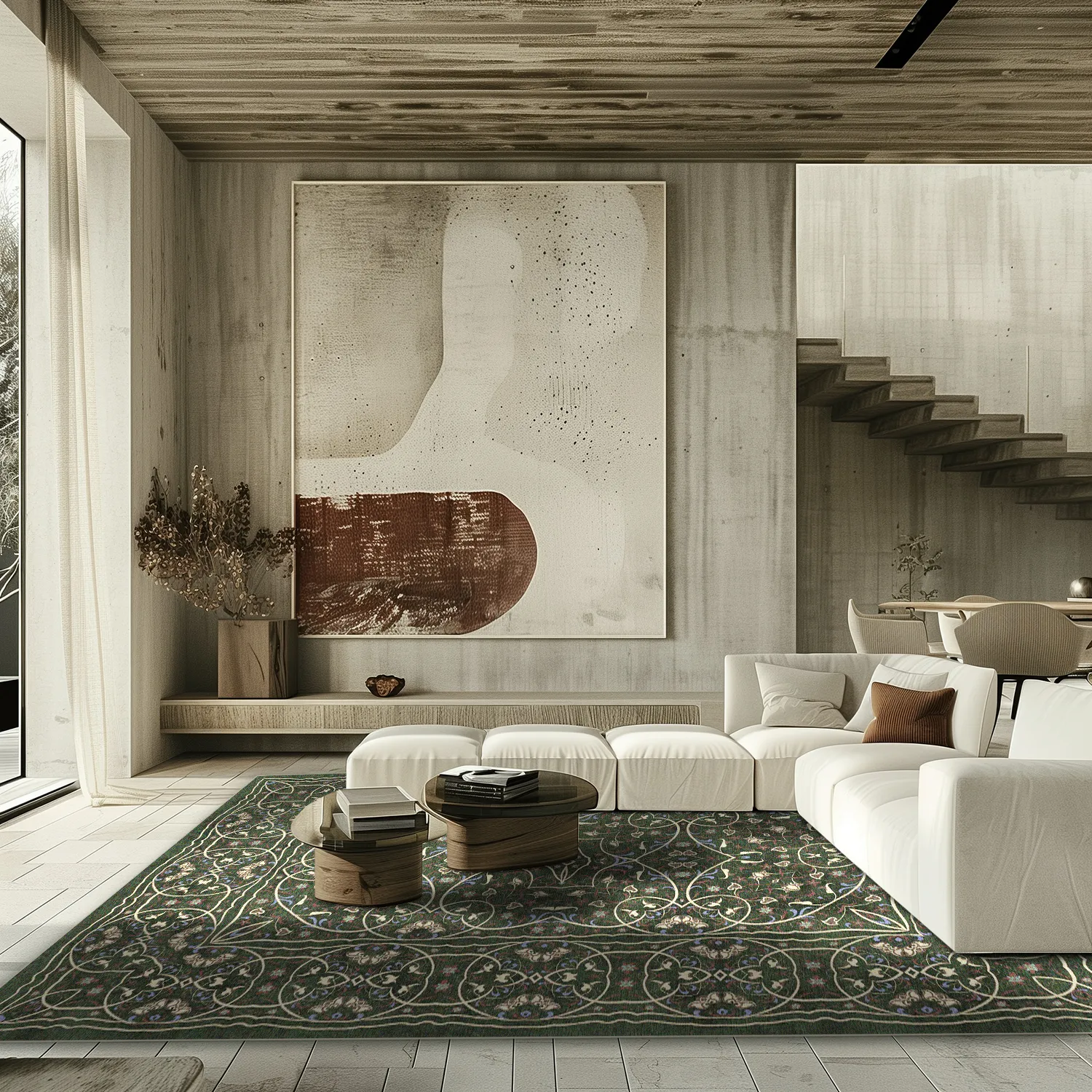 Tapete Wilton - Dara (verde)