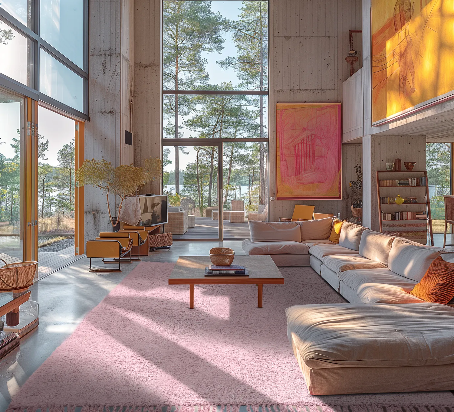 Tapetes felpudos - Alba Natural Cotton Shaggy (rosa claro)