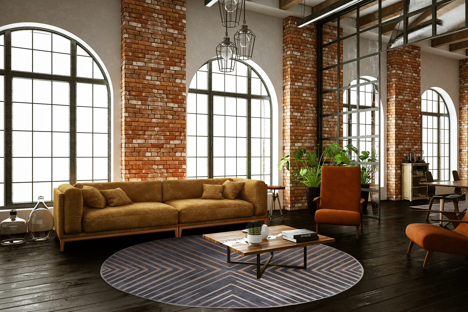 Tapete redondo - Amorgos (cloud)