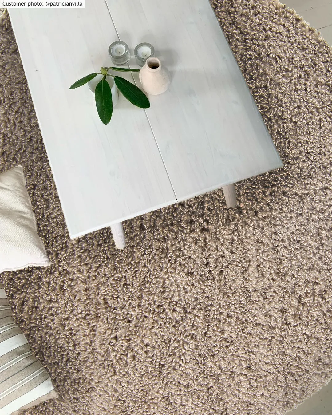 Tapetes redondos - Antuco (marrom)