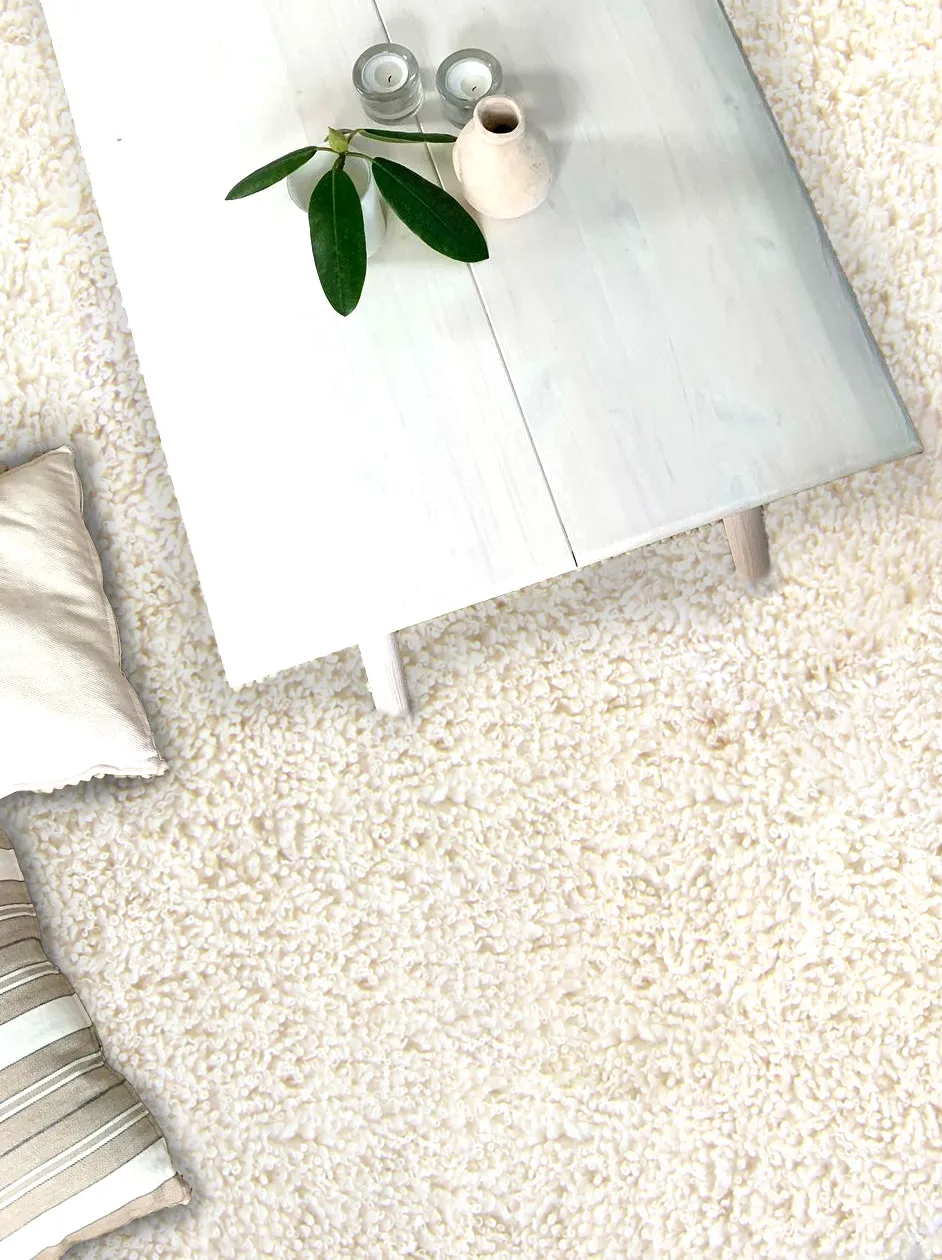 Tapetes redondos - Antuco (branco)