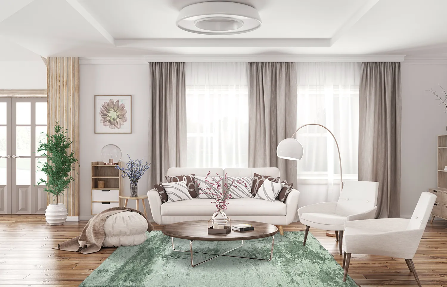 Tapetes felpudos - Aranga Super Soft Fur (verde)