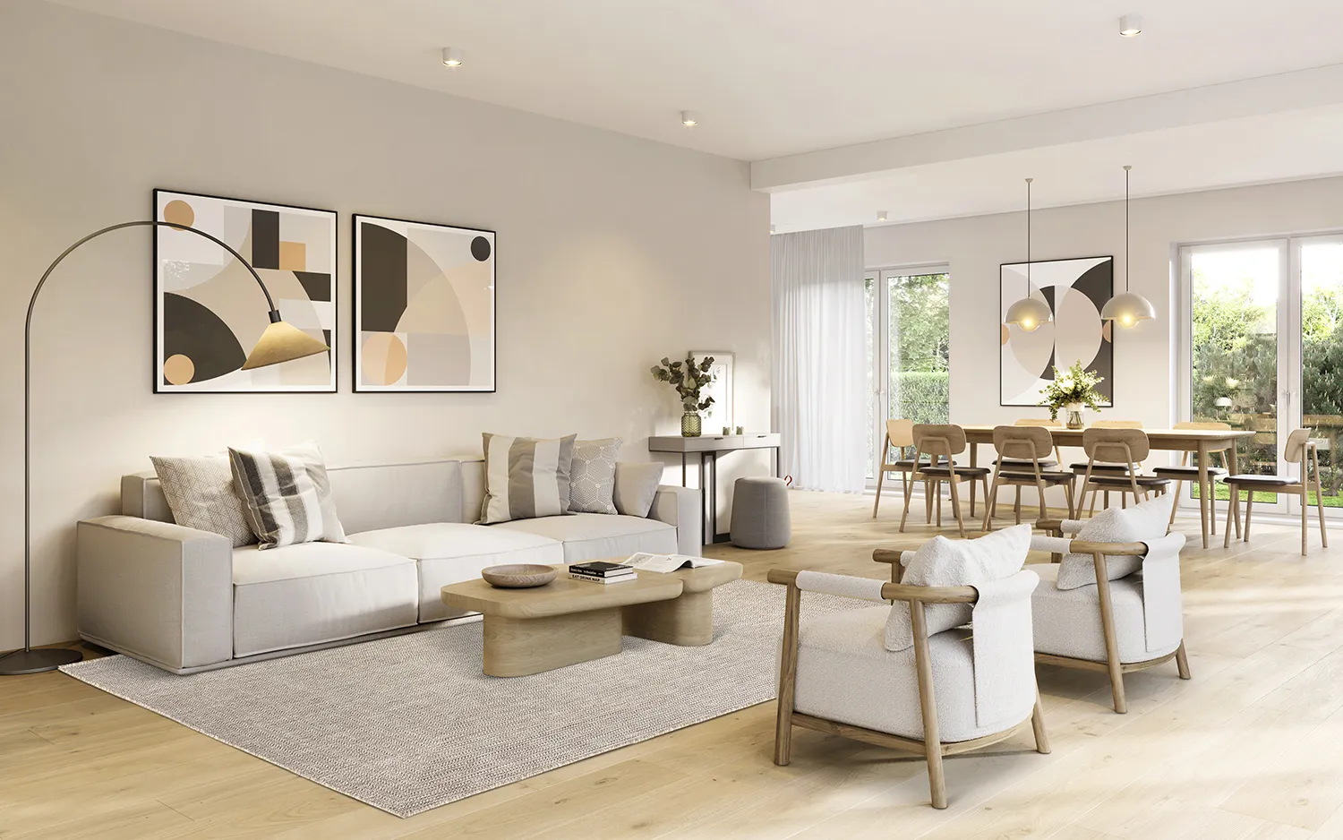 Tapete para interior e exterior - Arlo (bege)