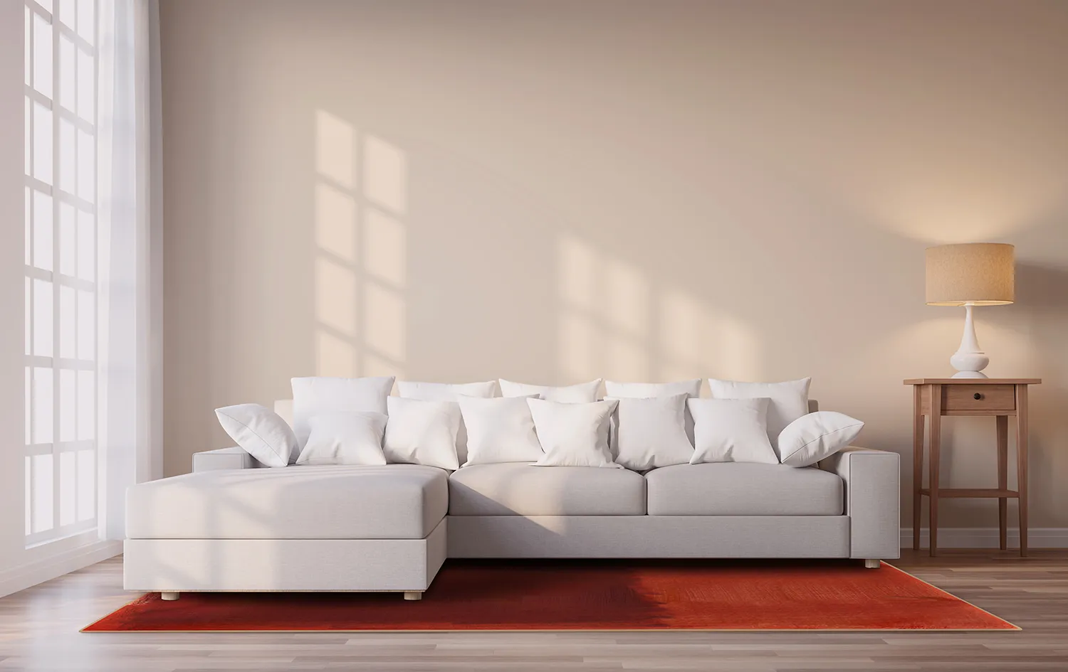 Tapete Wilton - Bidarray (vermelho)