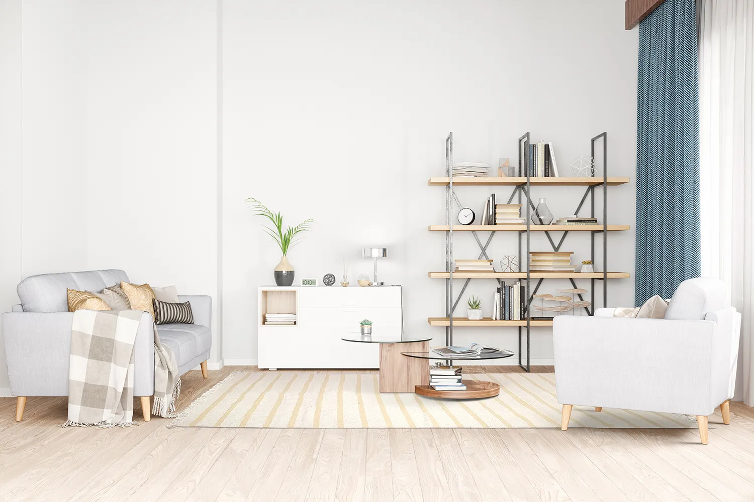 Bomullsmatta - Helle (gul)