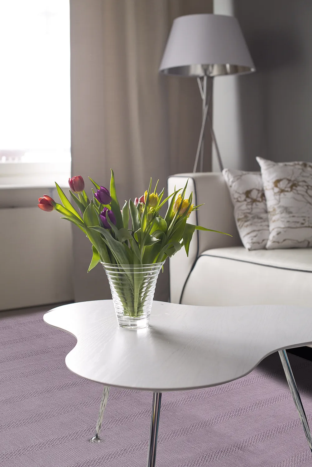 Bomullsmatta - Lilje (lila)