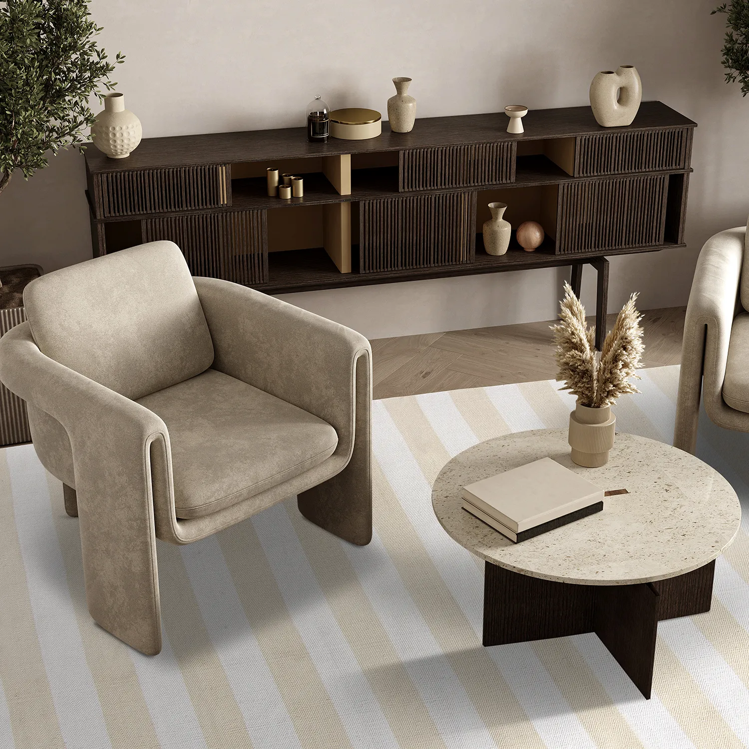 Bomullsmatta - Nilo (beige)