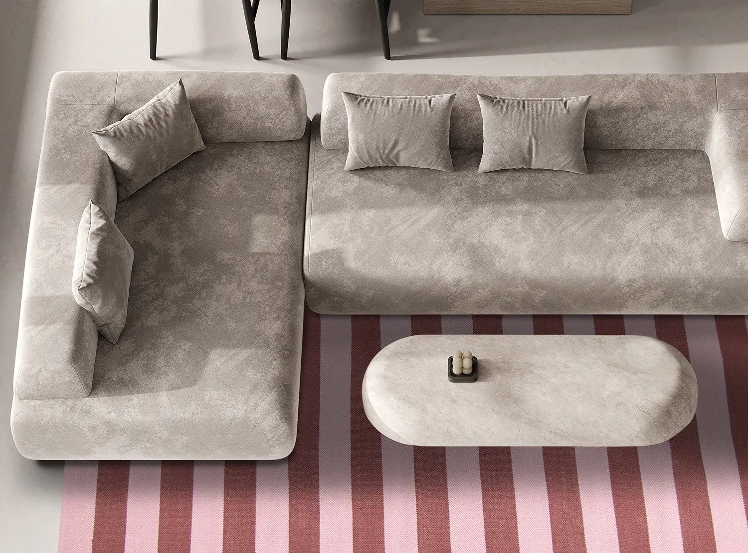 Bomullsmatta - Nilo (rosa)