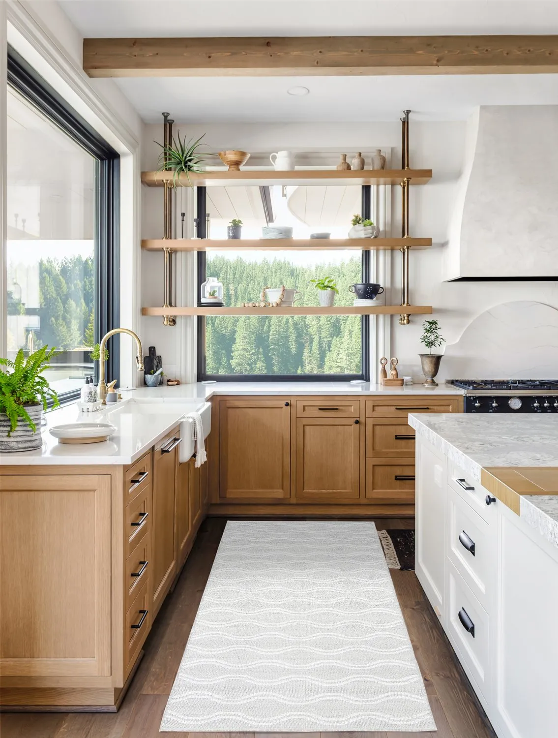 Tapetes de Plástico - Camden (cinza/branco)