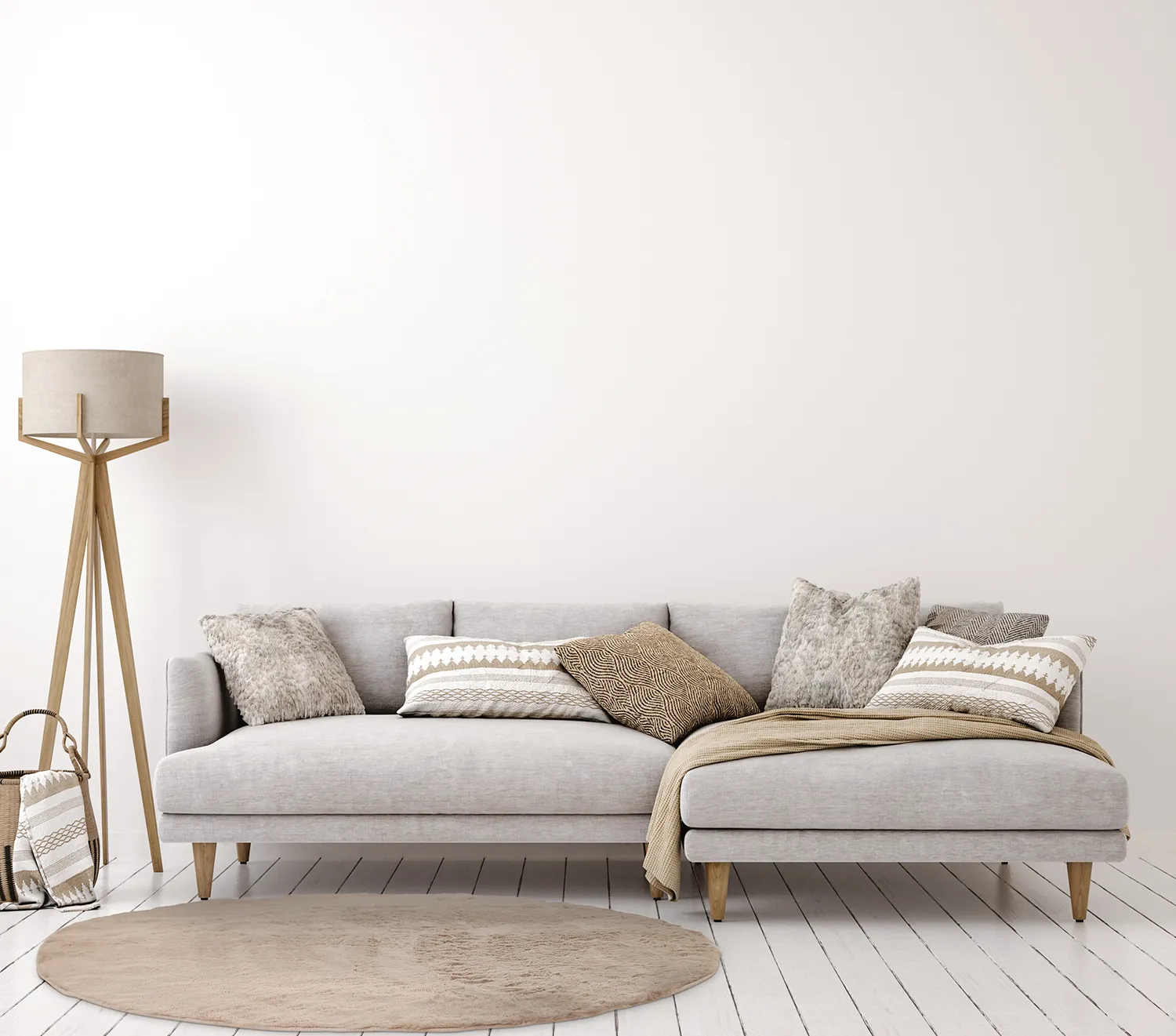 Tapetes redondos - Cloud Super Soft (taupe)