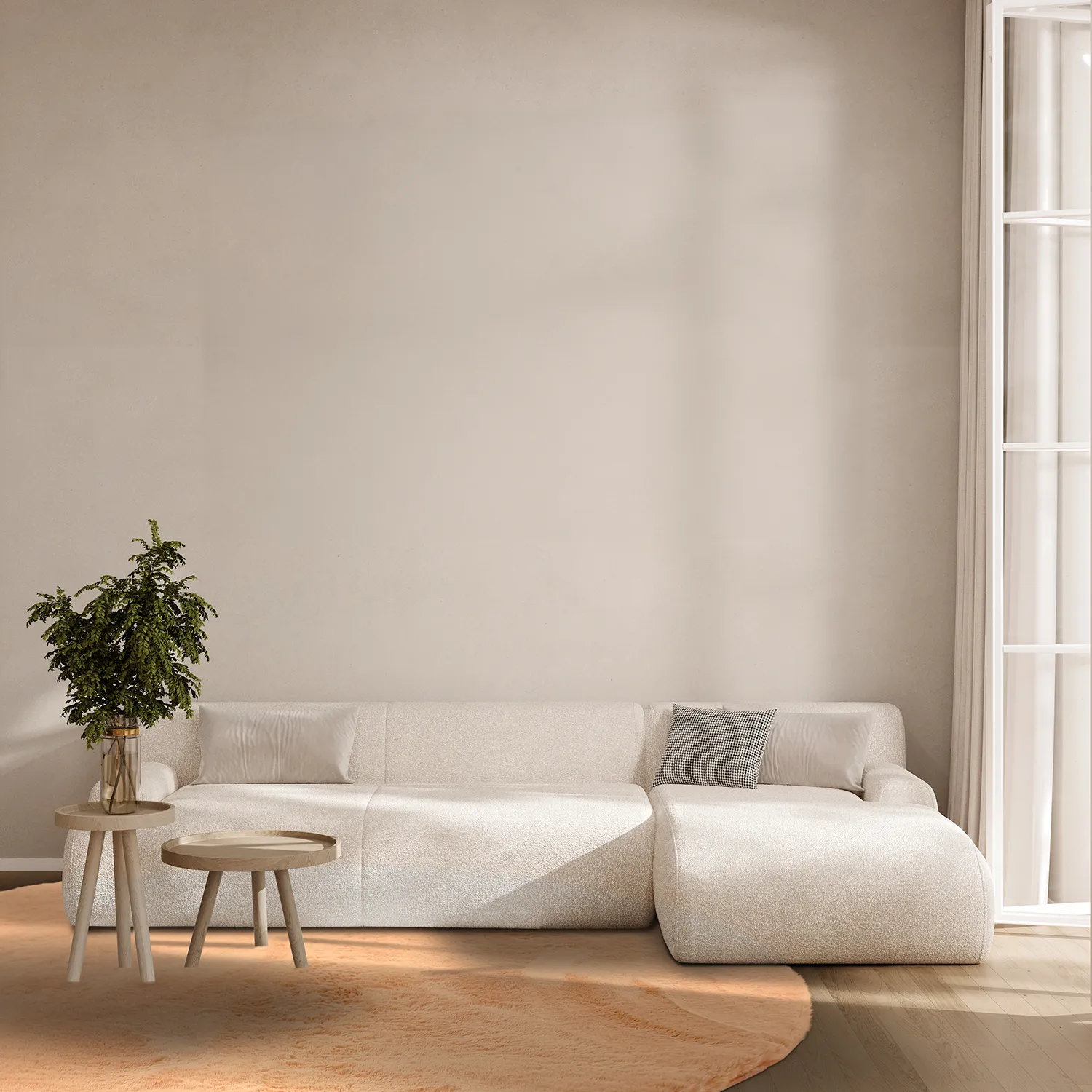 Tapetes redondos - Cloud Super Soft (terracota)