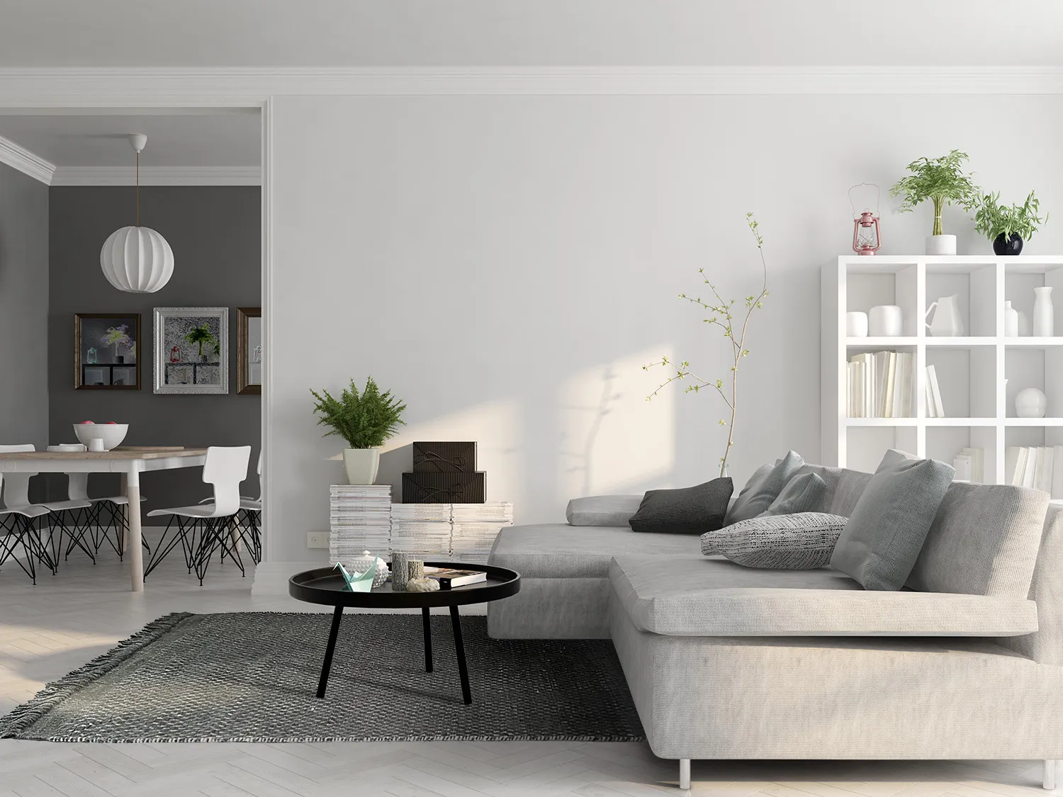 Tapete de lã - Clovelly (cinza escuro)