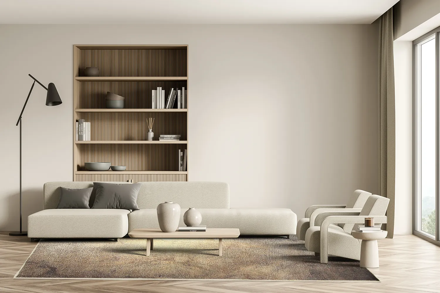 Tapete Wilton - Oristano (marrom/dourado)