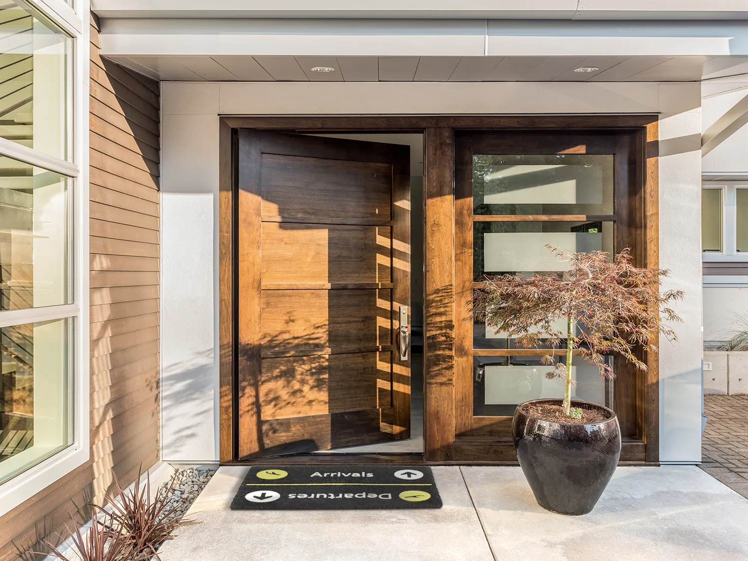 Tapete de entrada - Airport (preto)