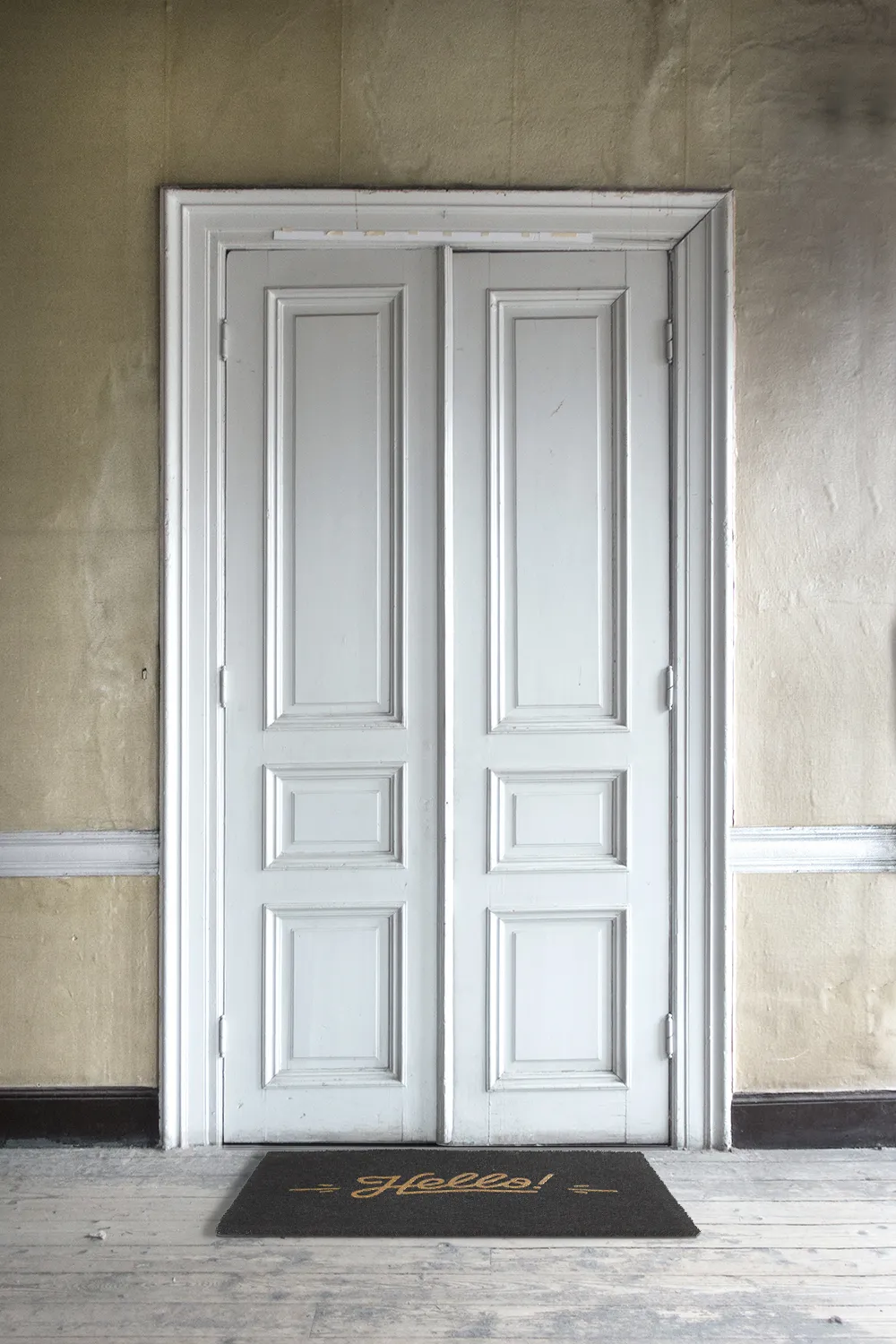 Tapete de entrada - Alana (dourado)