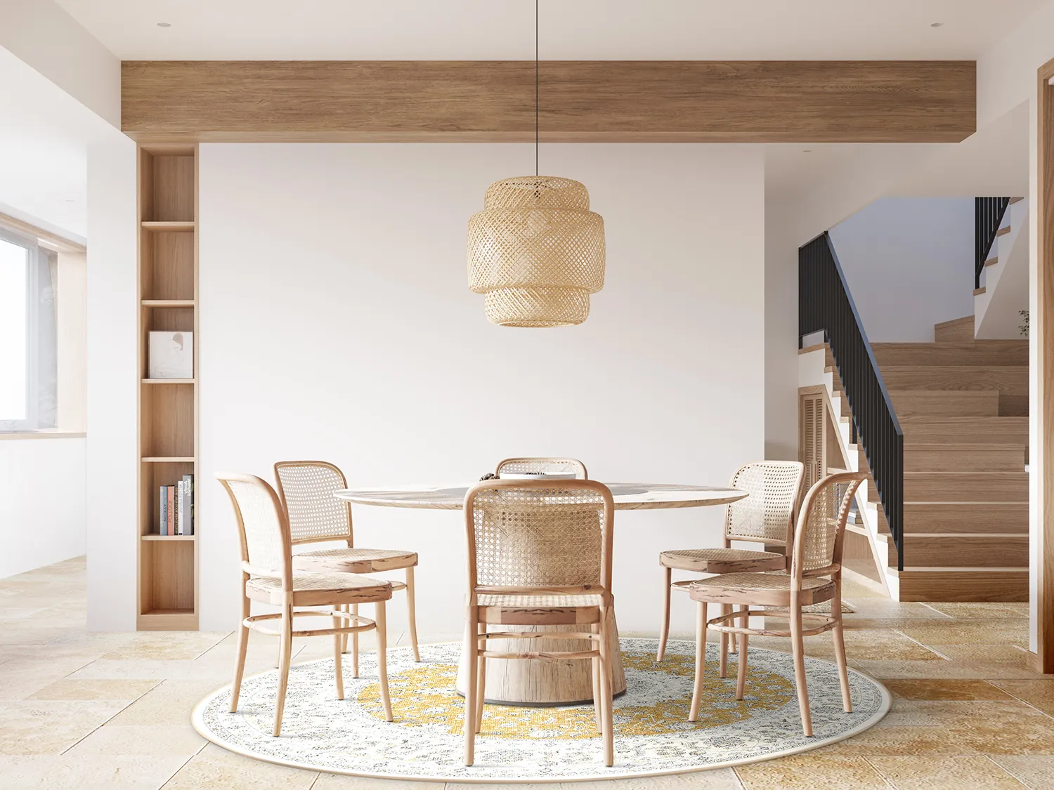 Tapete redondo - Arabella (ocre)