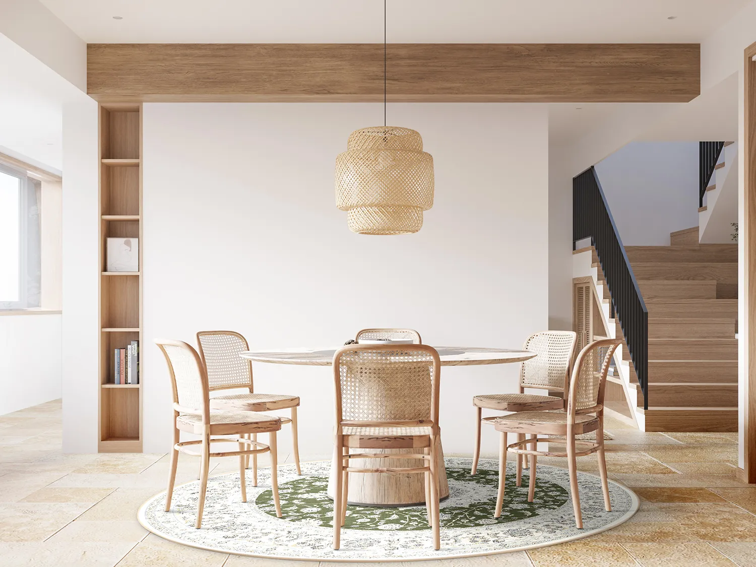 Tapete redondo - Arabella (verde)