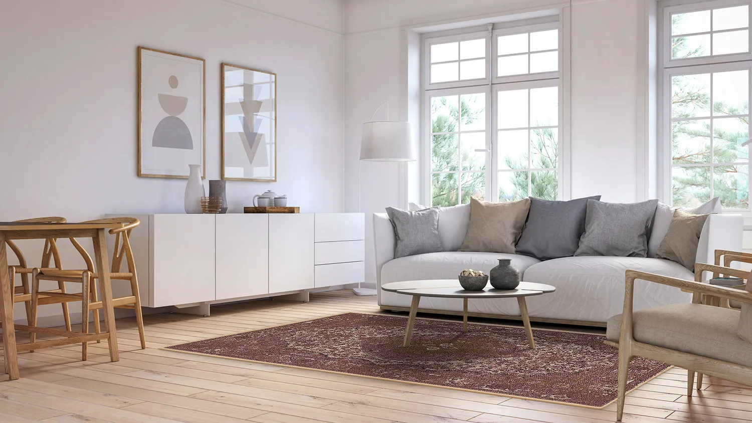 Tapete Wilton - Lainey (vermelho)