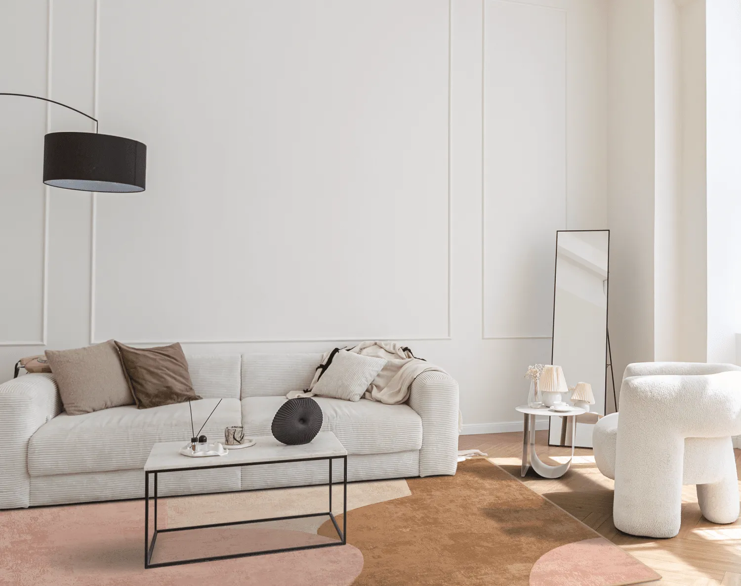 Tapete Wilton - Lazio (bege/rosa)