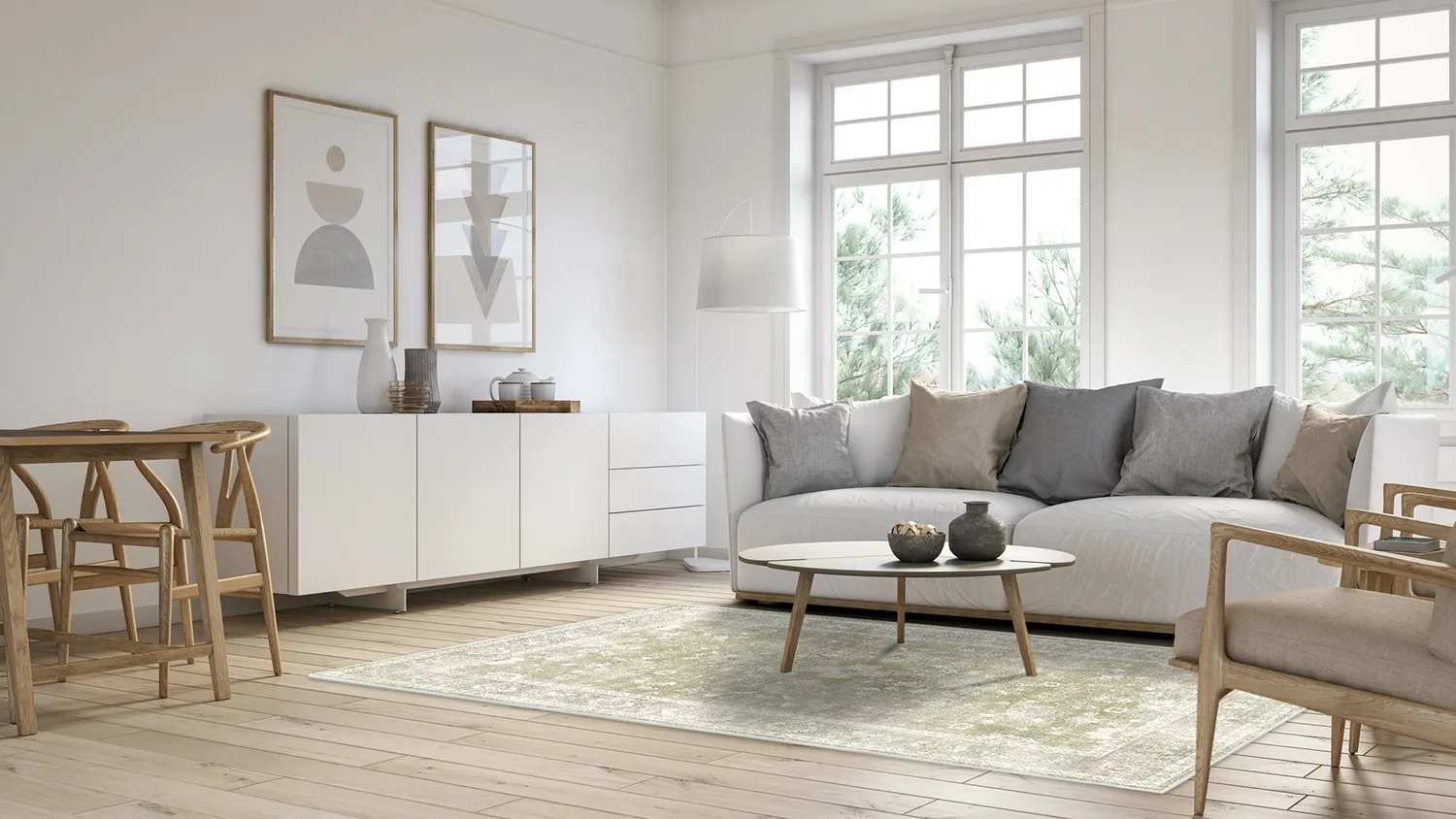 Tapete Wilton - Gombalia (verde claro)