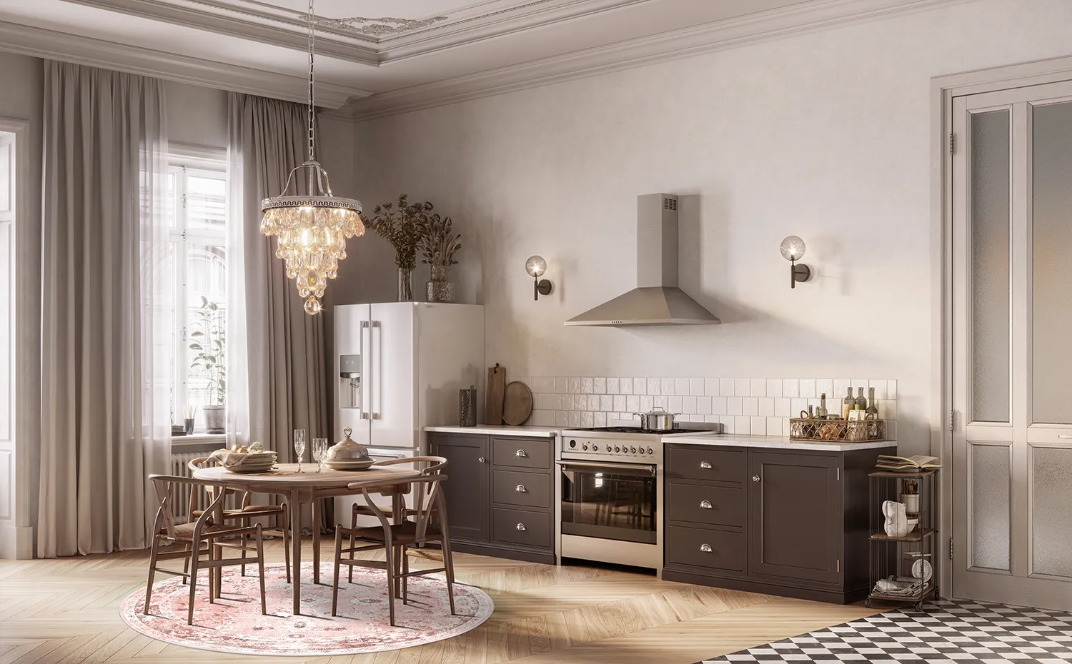 Tapete redondo - Gombalia (rosa)