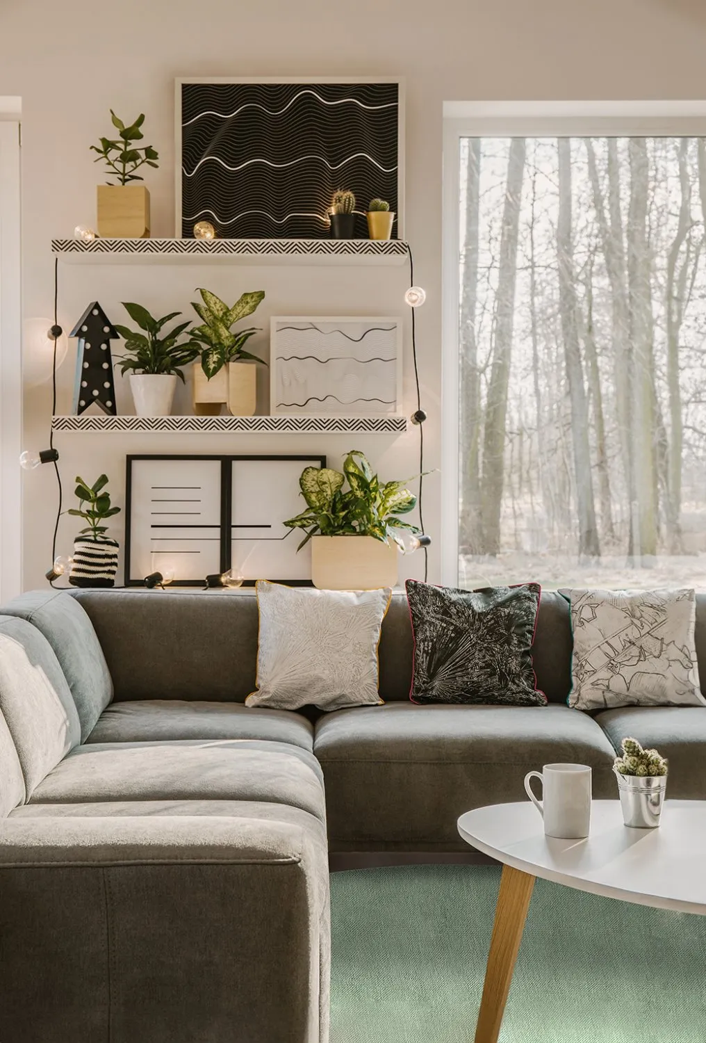 Tapete redondo - Hamilton (verde)