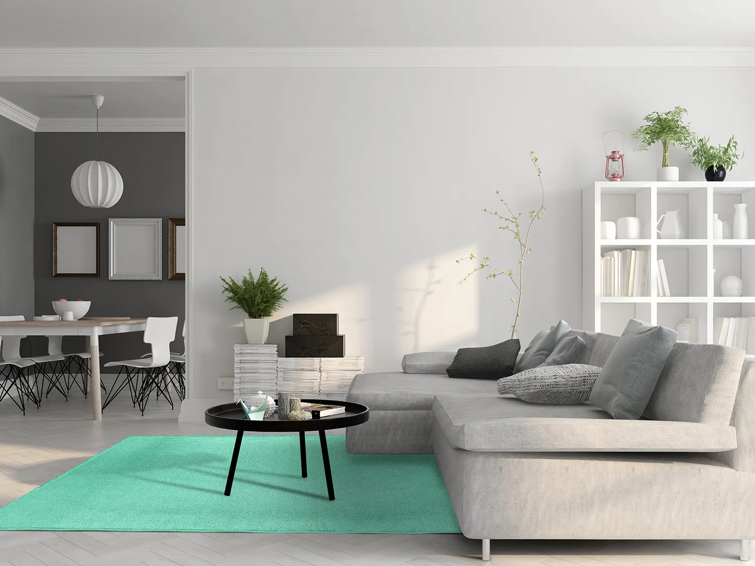 Tapete de lã - Hamilton (Biscay Green)