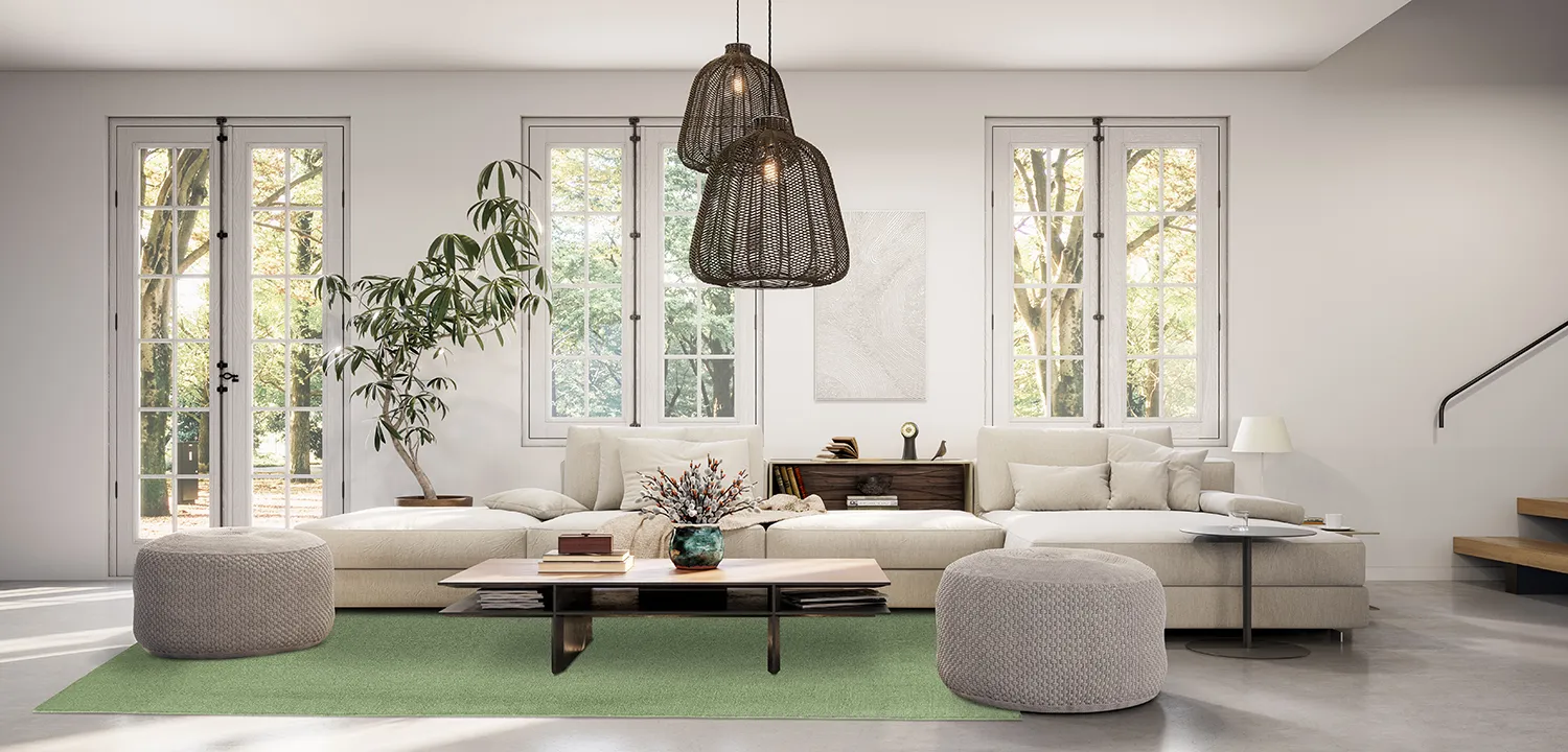 Tapete de lã - Hamilton (Chive)