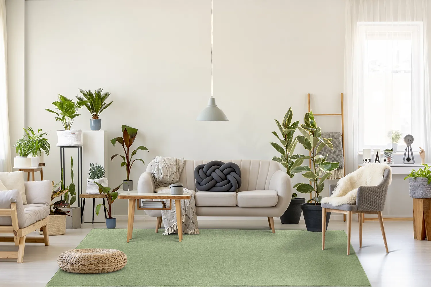 Tapete de lã - Hamilton (Chive)