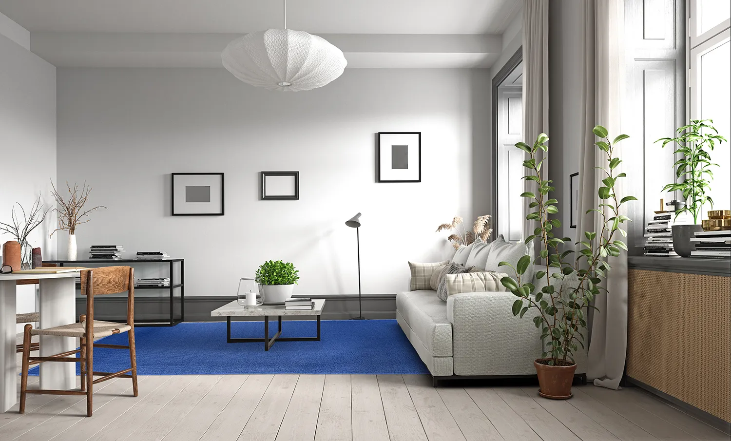 Tapete de lã - Hamilton (Classic Blue)