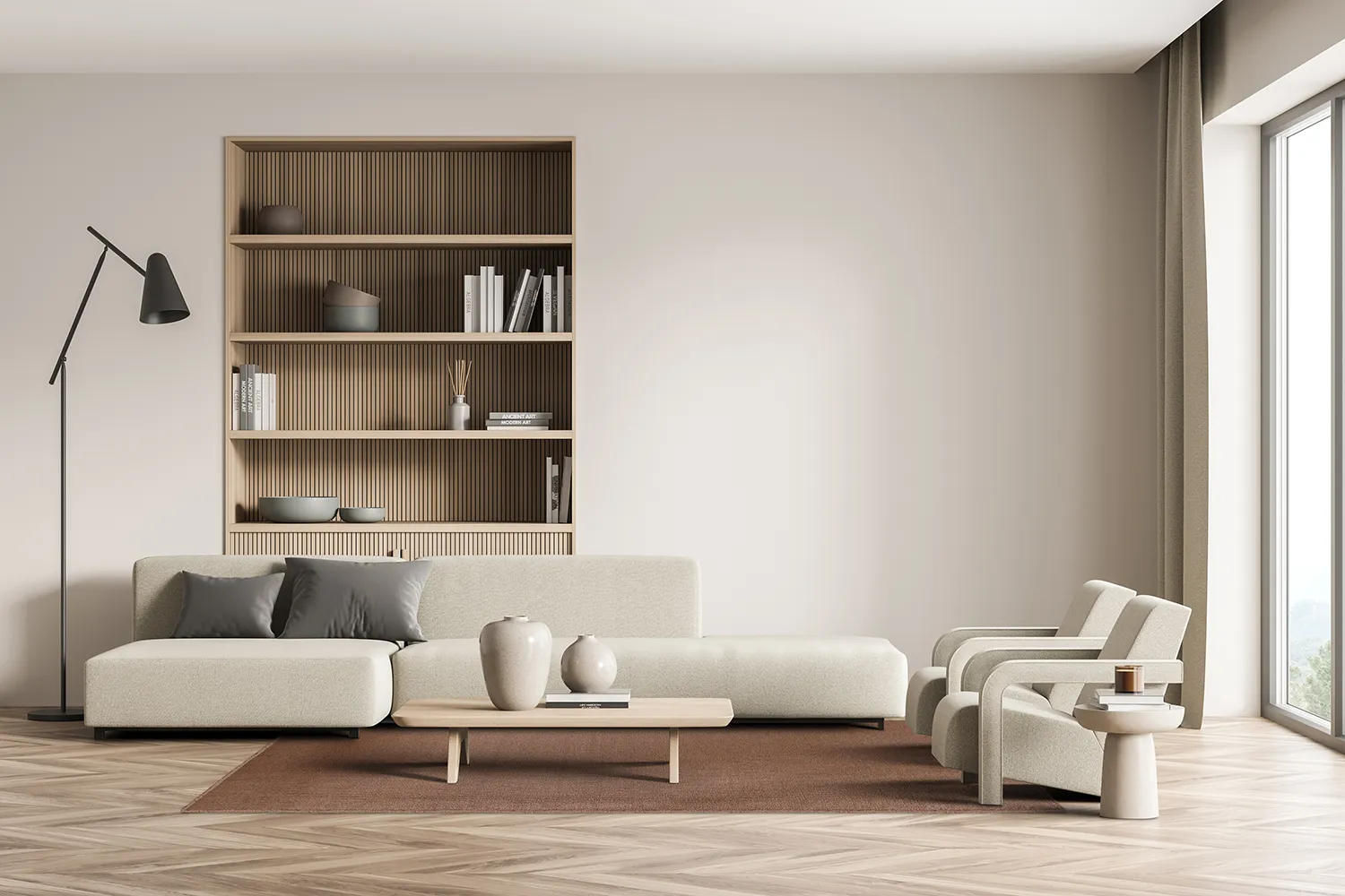 Tapete de lã - Hamilton (Deep Taupe)