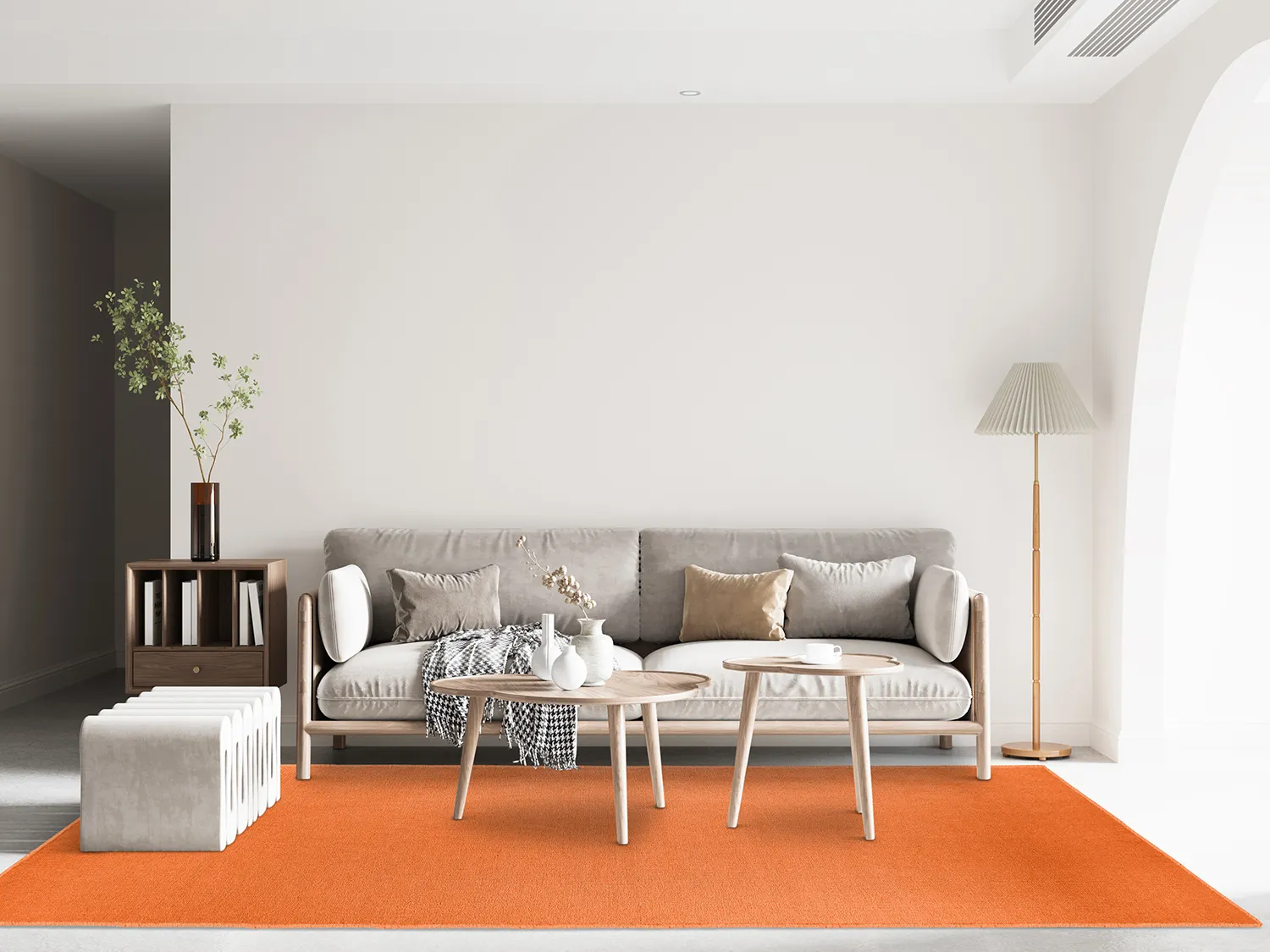 Tapete de lã - Hamilton (Orange Peel)