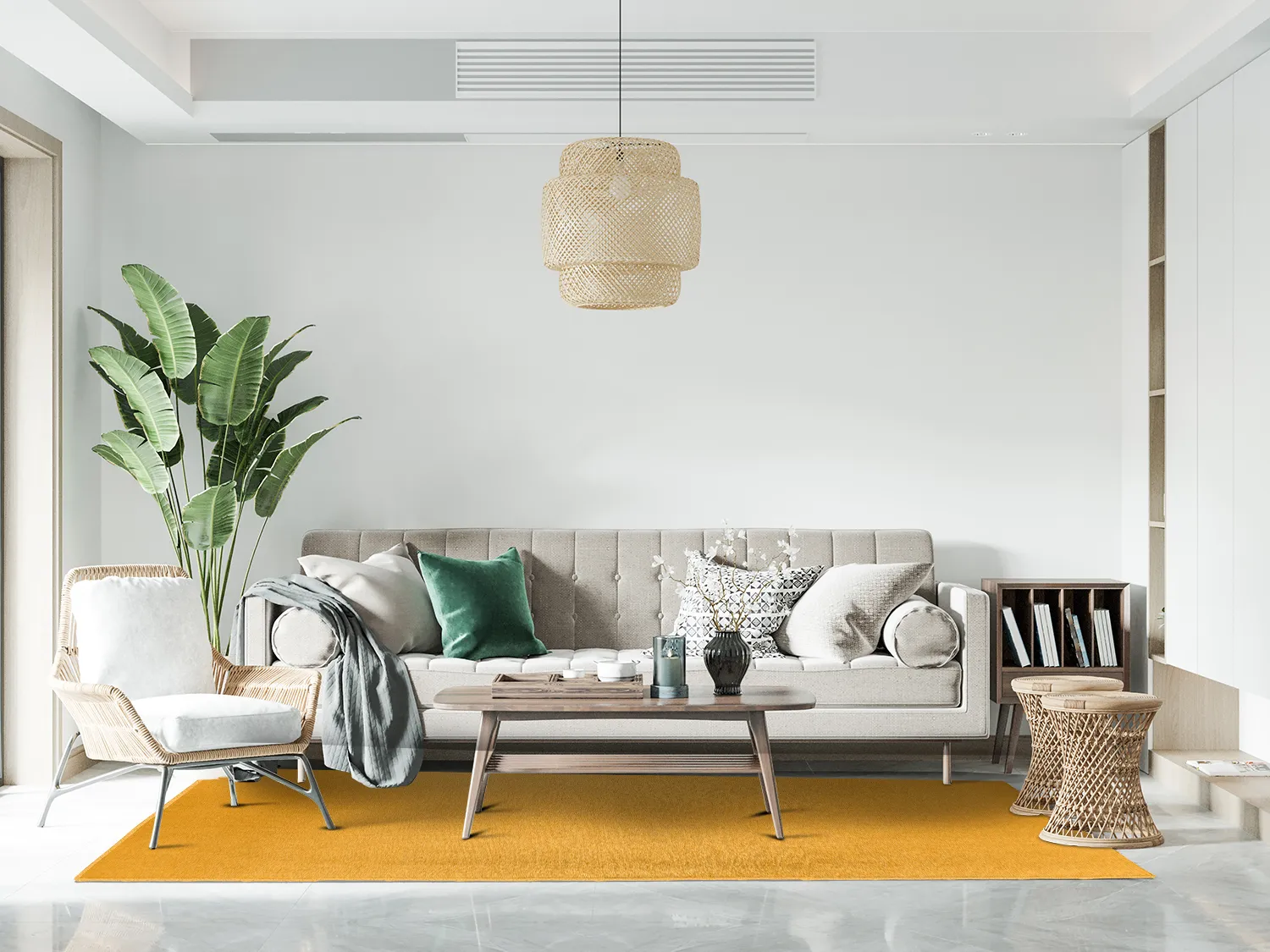 Tapete de lã - Hamilton (Saffron)