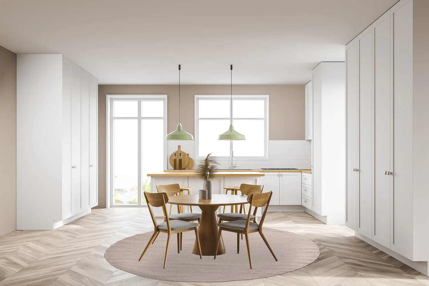 Tapete redondo - Hamilton (Silver Grey)