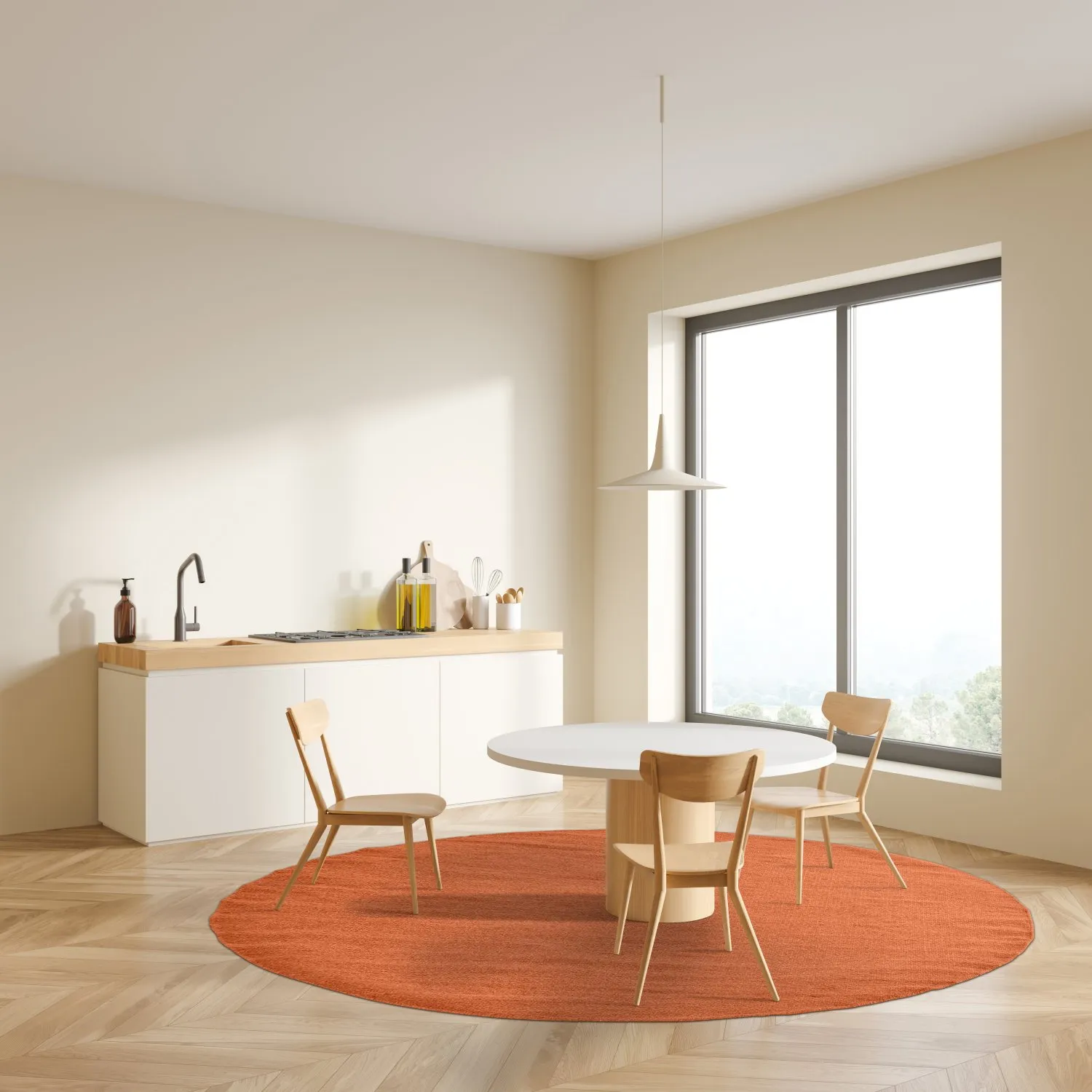 Tapete redondo - Hamilton (Cinnamon)