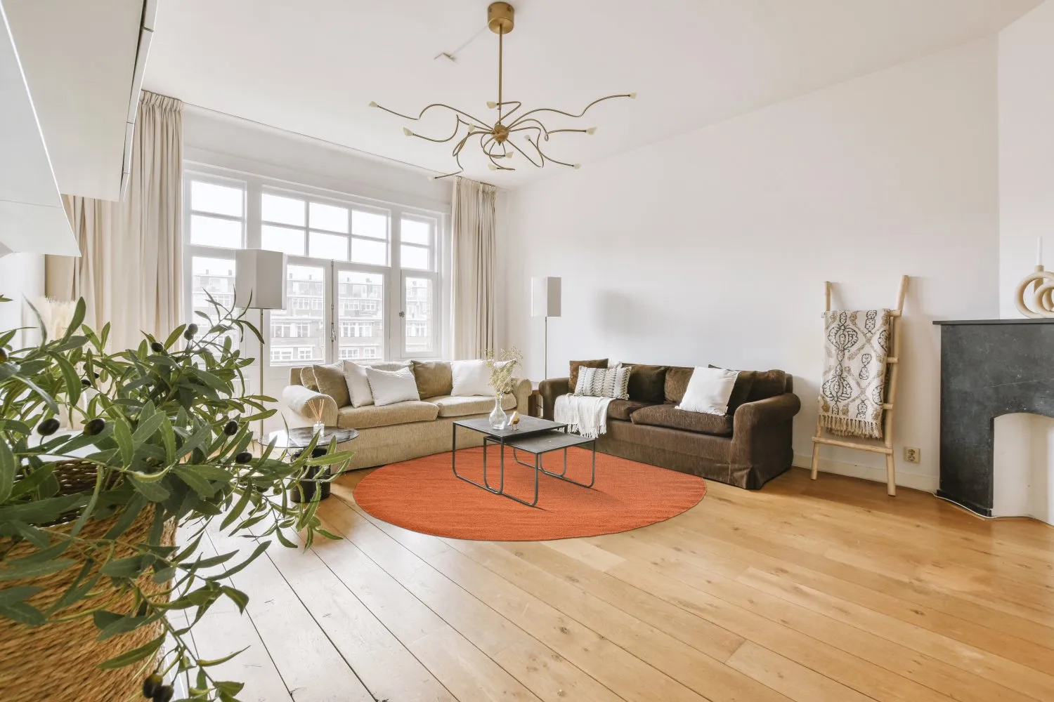 Tapete redondo - Hamilton (Cinnamon)