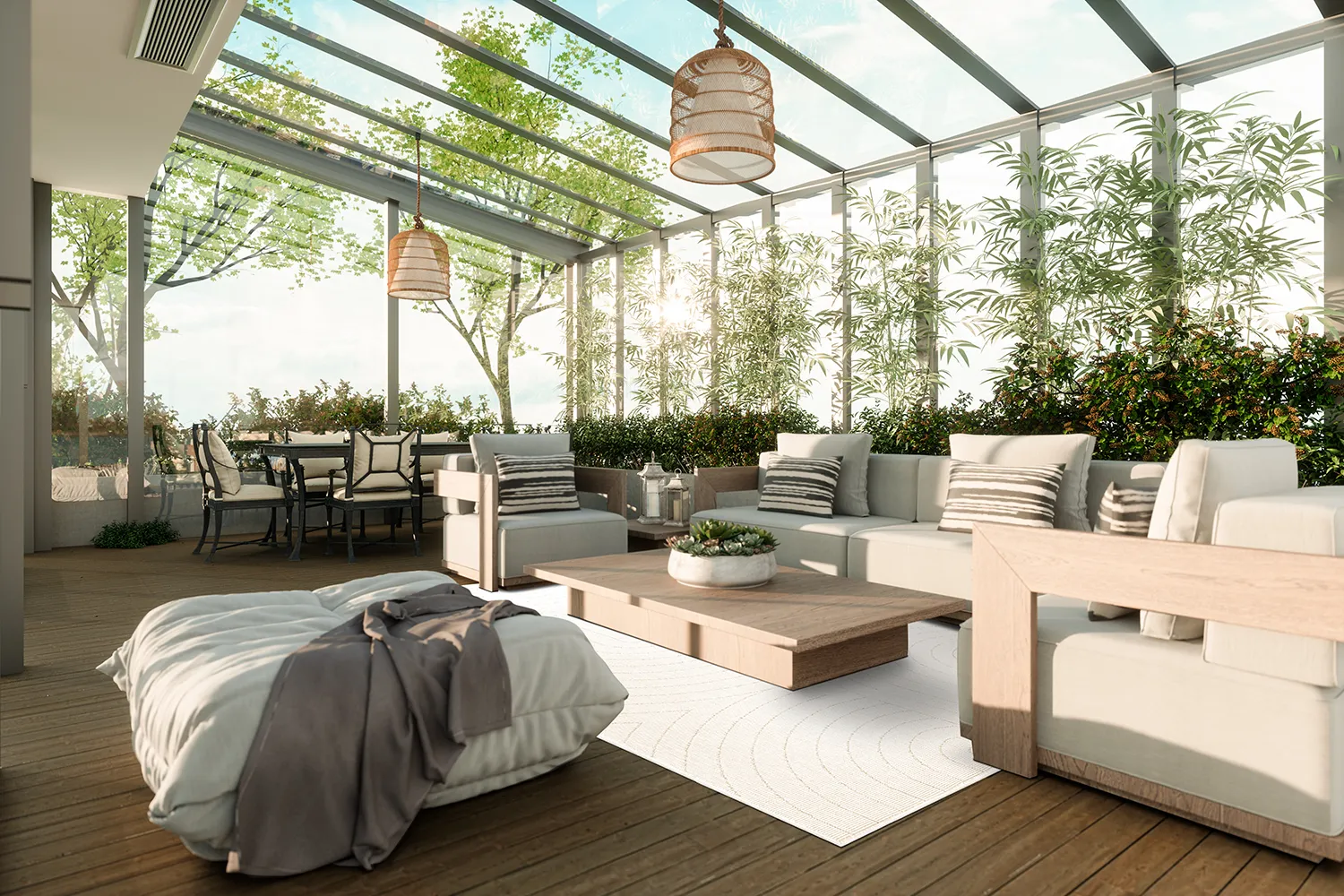 Tapete para interior e exterior - Hayden (offwhite)