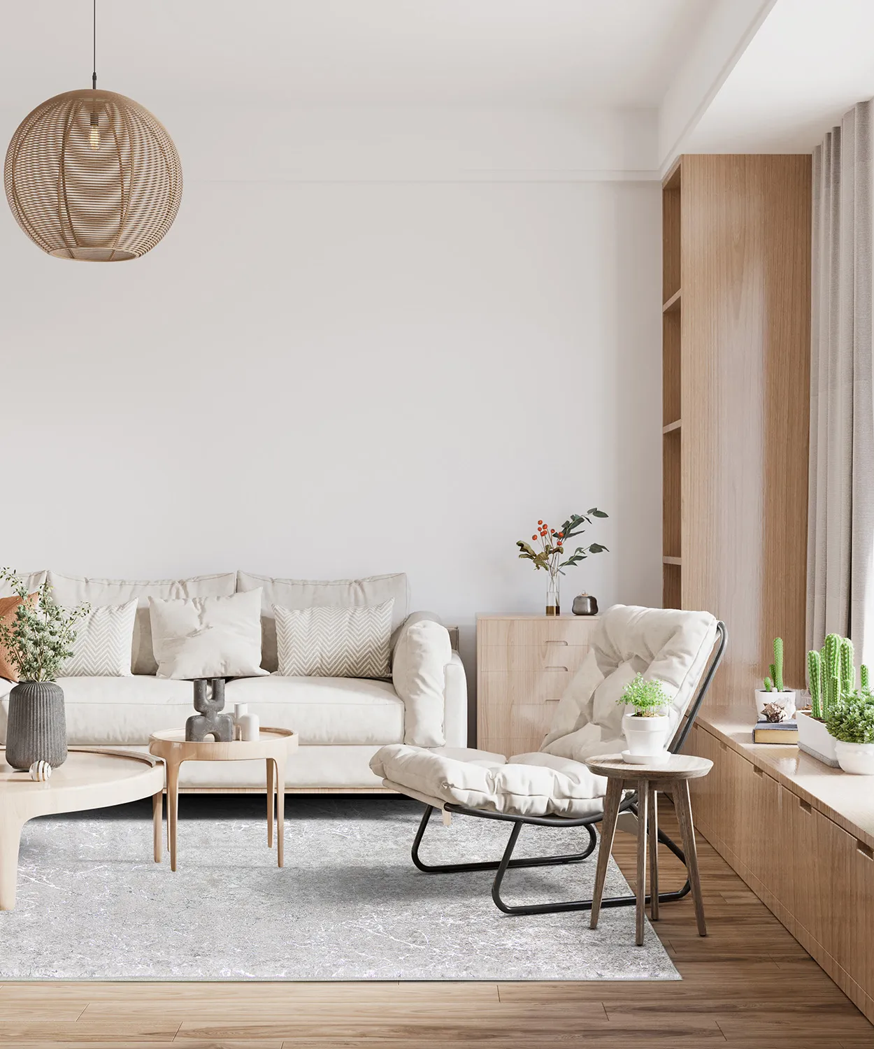 Tapete Wilton - Zaria (cinza claro/prata)