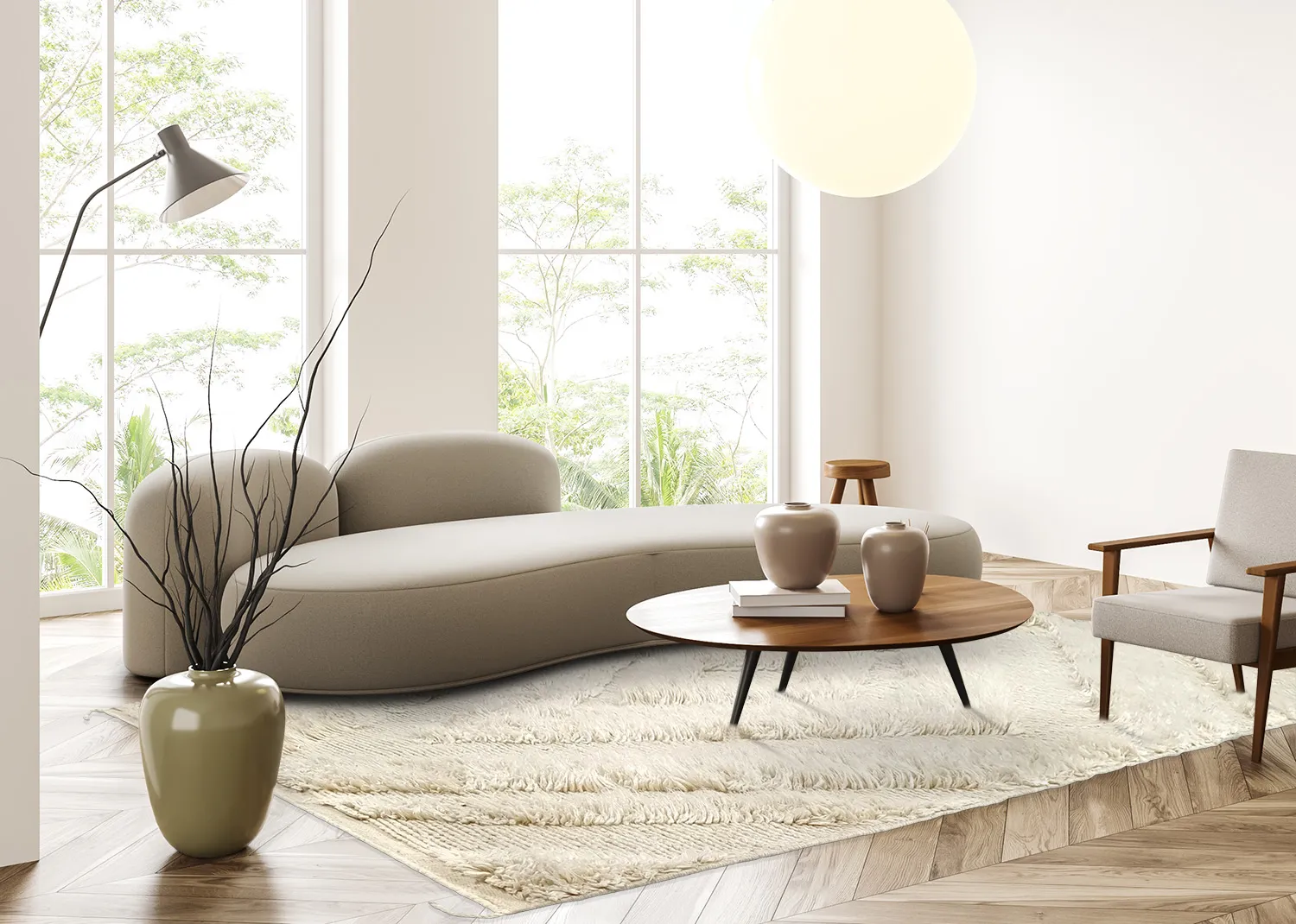 Tapete de lã - Jolie (offwhite)