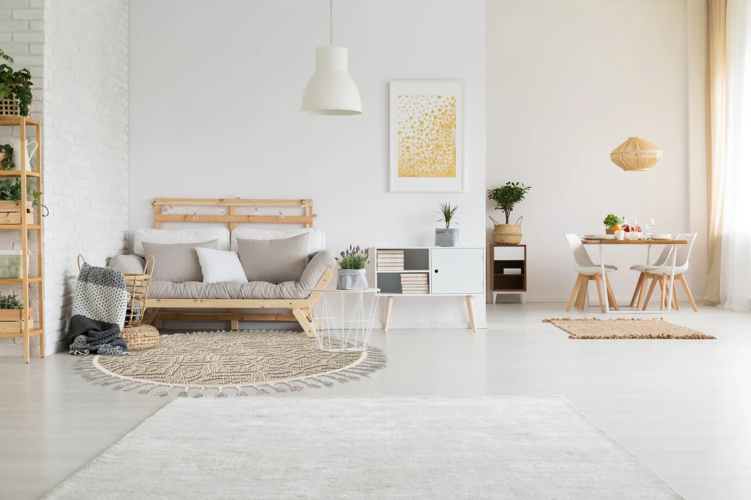 Tapete redondo - Indoor/Outdoor Dorotea (bege)