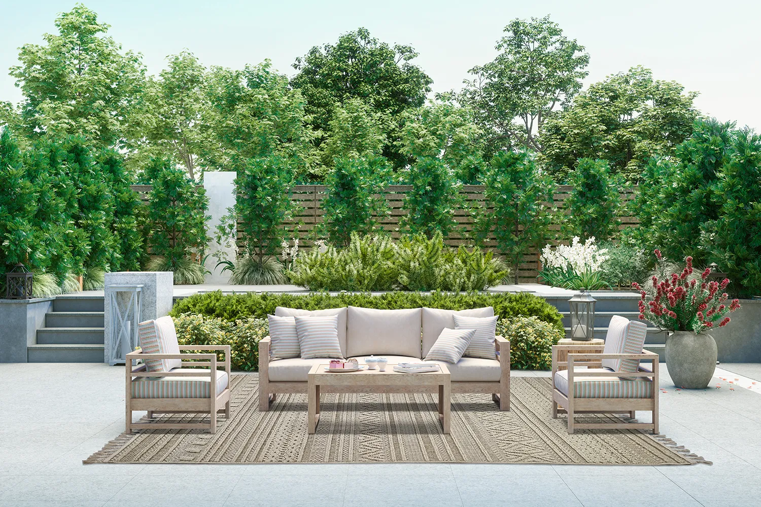 Shaggy - Indoor/Outdoor Athena (bege)