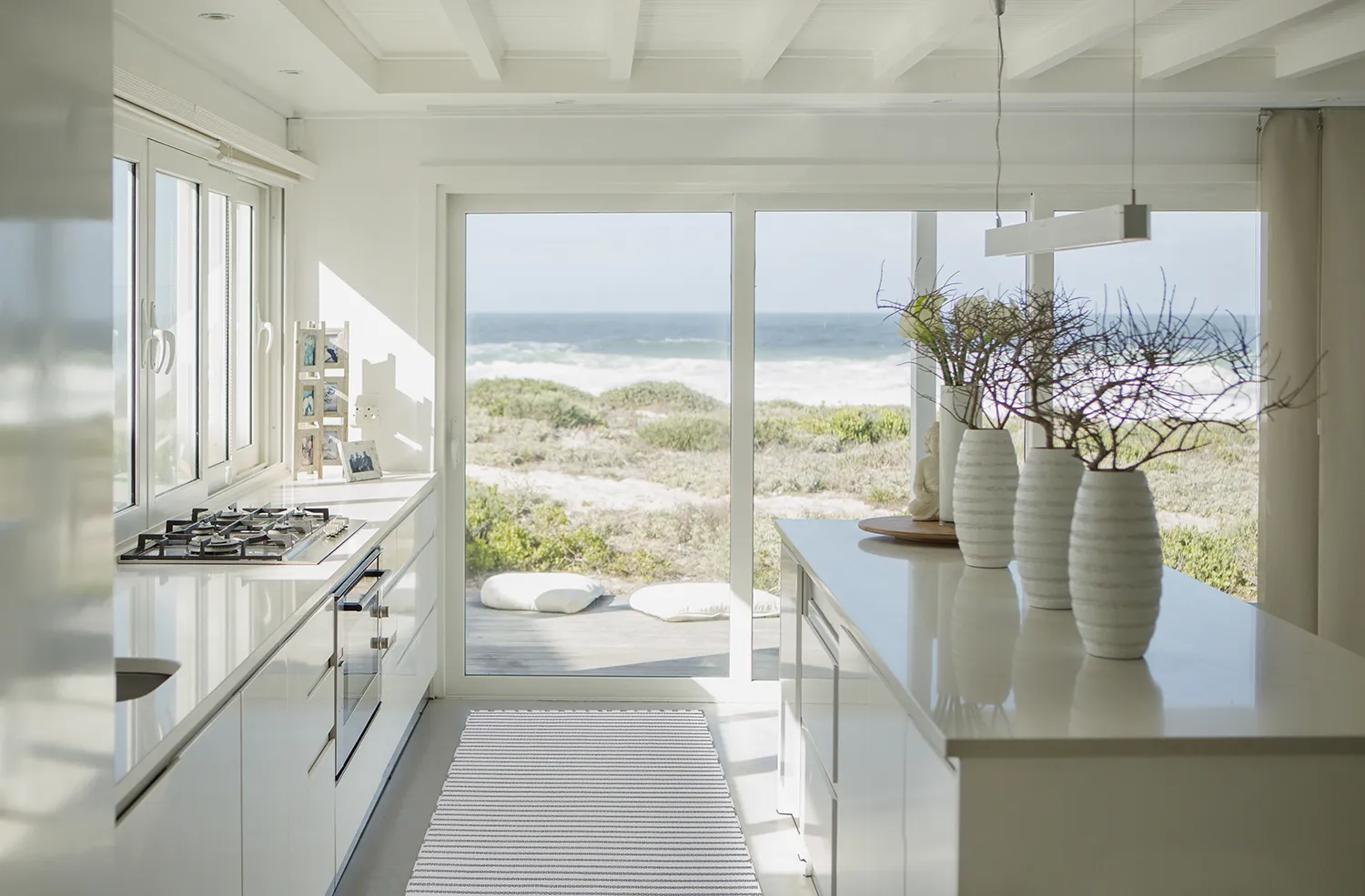 Tapetes de Plástico - Kensington (cinza/branco)