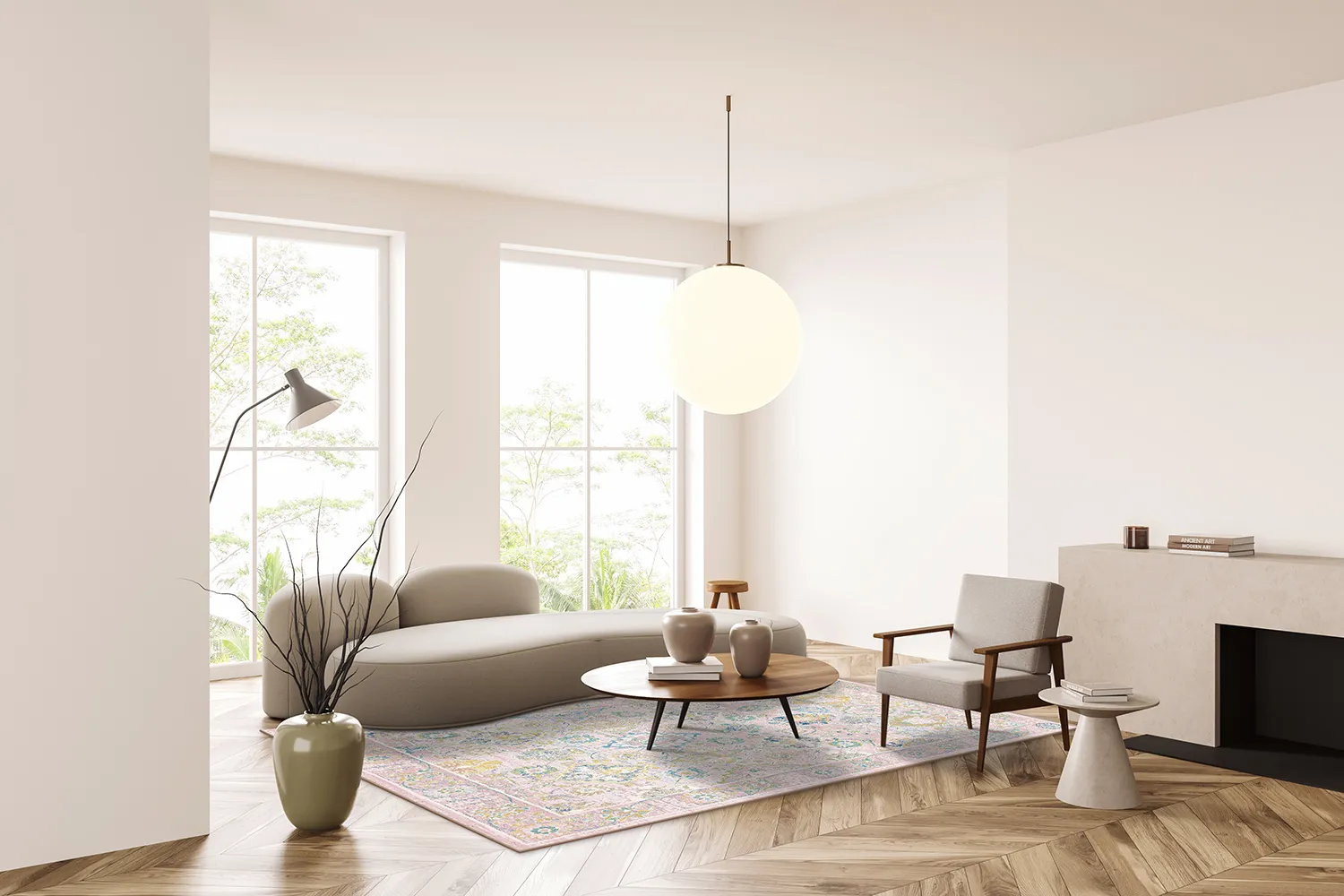 Tapete Wilton - Magnolia (rosa)