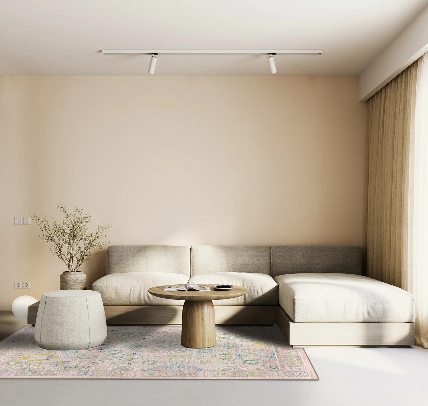 Tapete Wilton - Magnolia (rosa)