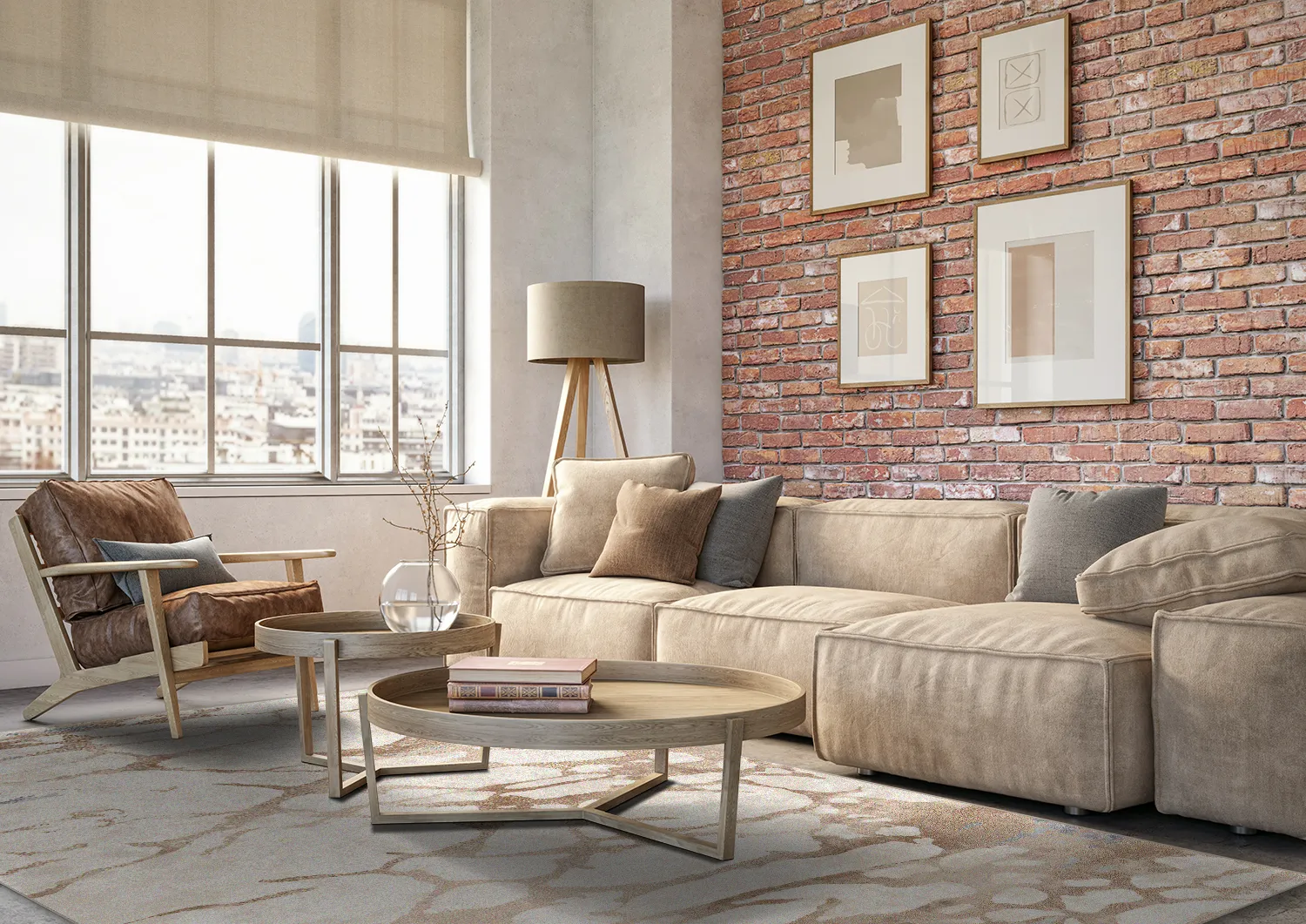 Tapete Wilton - Chiara (bege/multi)