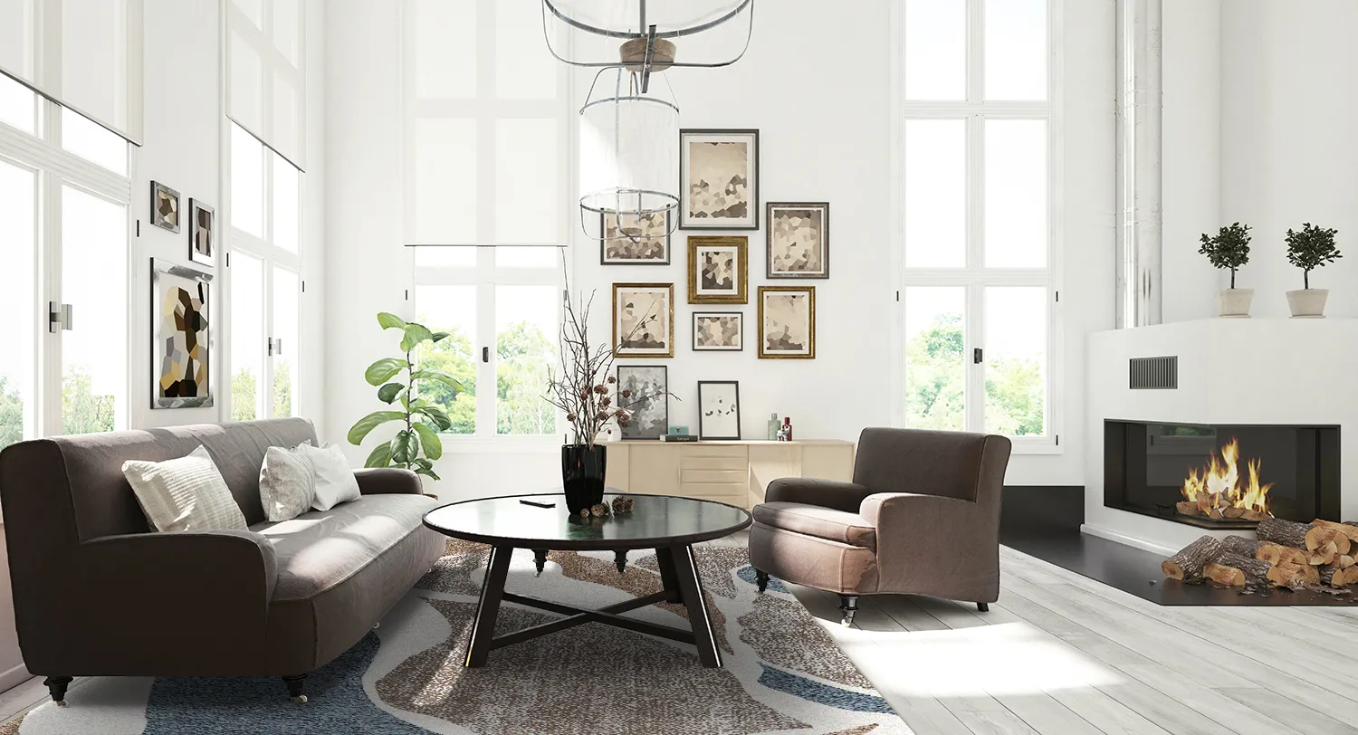 Tapete Wilton - Dove (bege/multi)