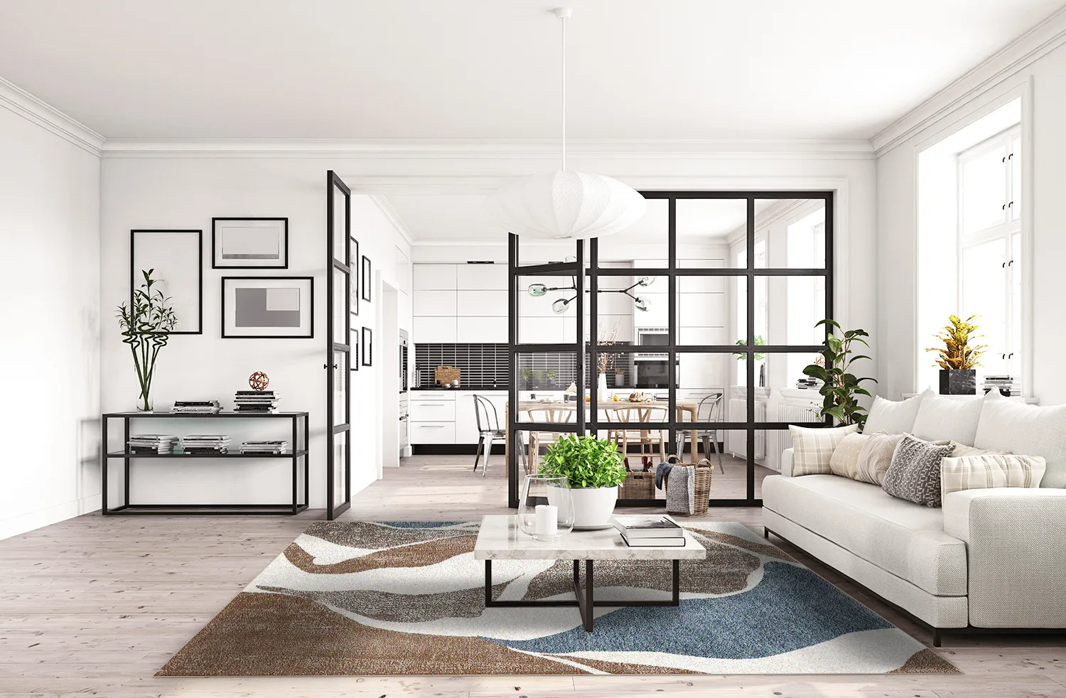 Tapete Wilton - Dove (bege/multi)