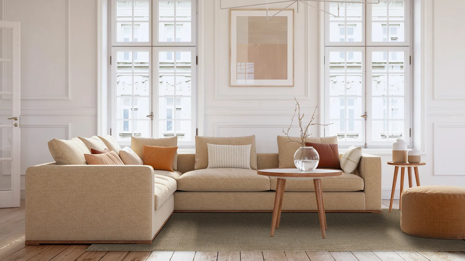 Tapete de lã - Hamilton (marrom)