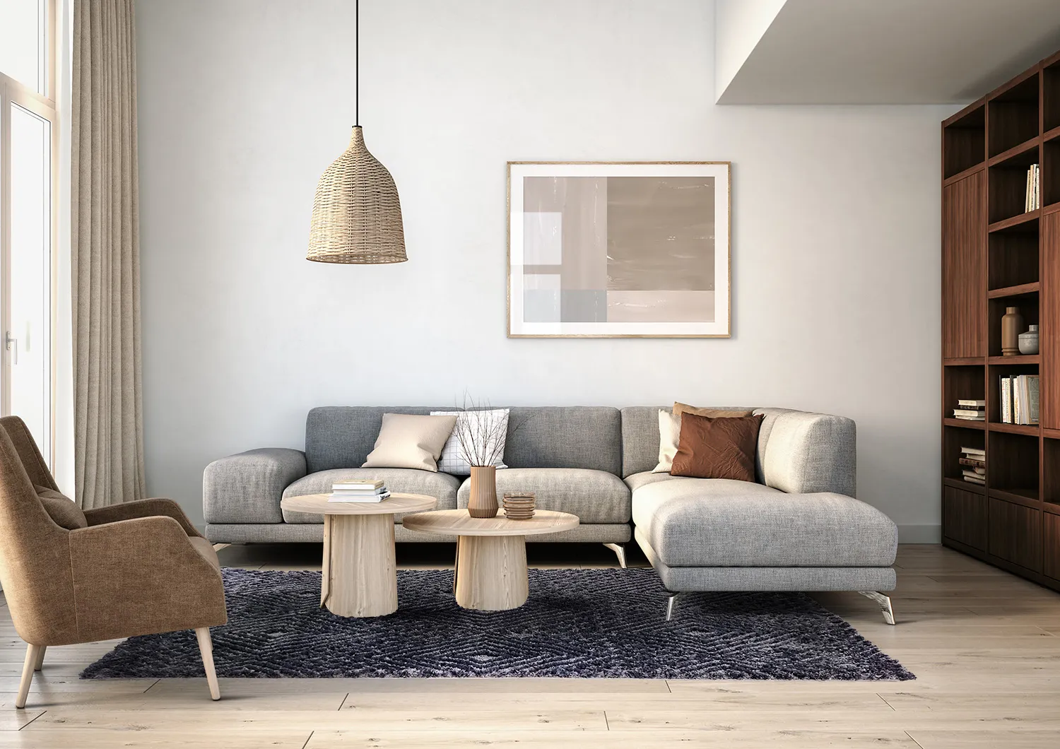 Tapetes felpudos - Stettin (preto)